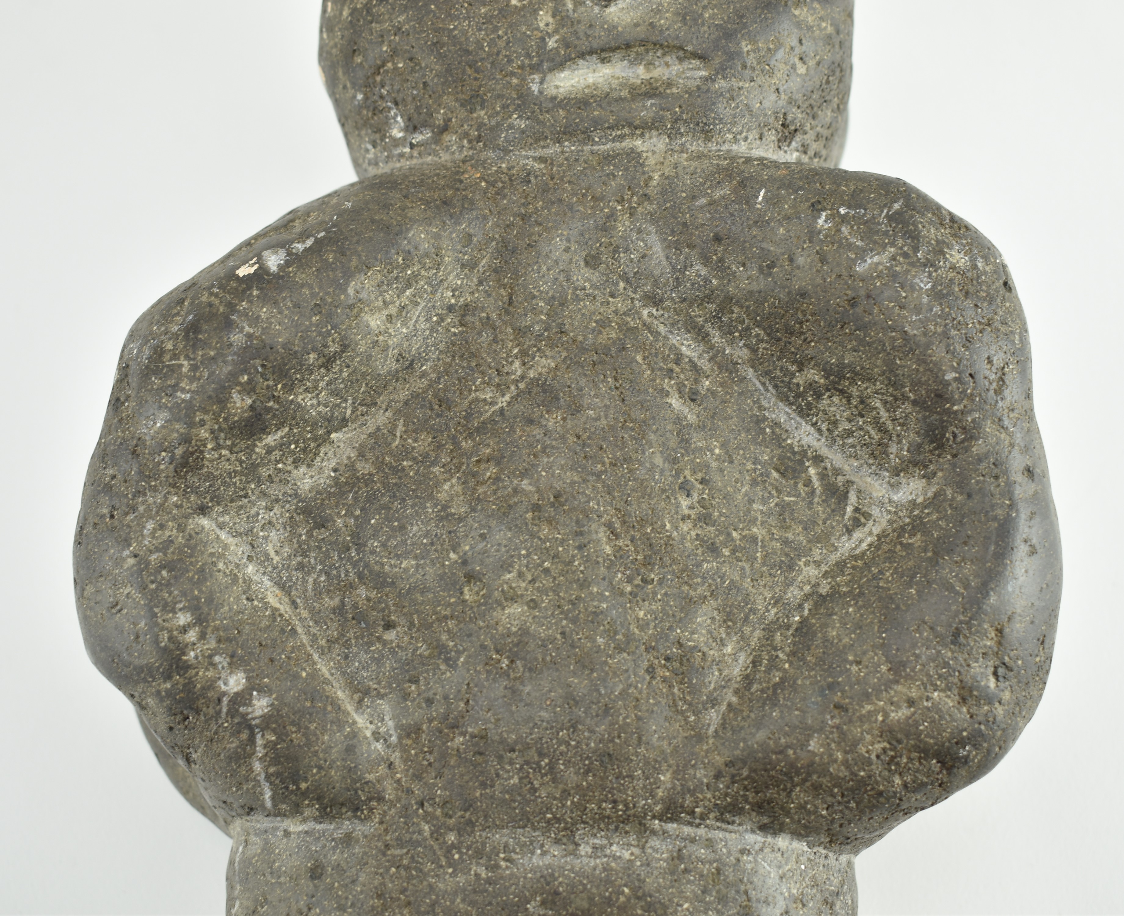 PRE-COLUMBIAN STYLE MEXICO GUERRERO MEZCALA STONE FIGURINE - Image 3 of 6