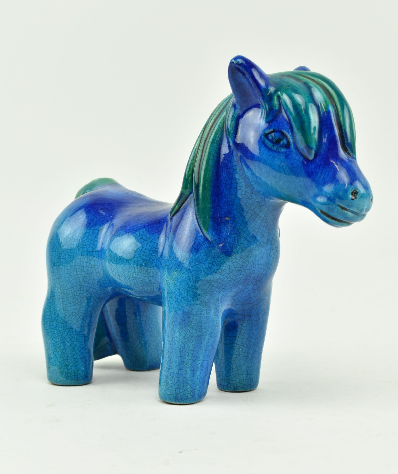 VINTAGE ITALIAN CERAMIC HORSE IN THE STYLE OF BITOSSI