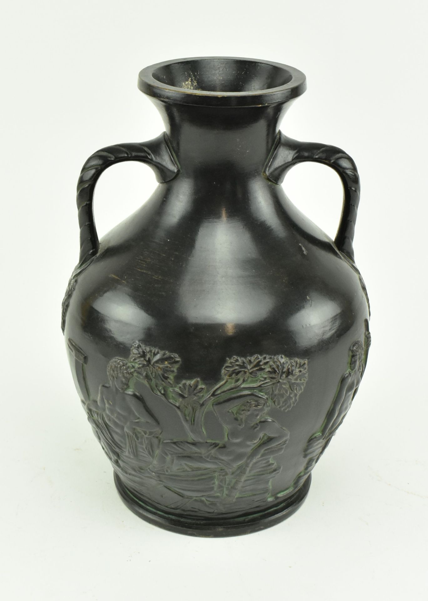 VICTORIAN FACSIMILE COPY OF THE PORTLAND VASE - Image 2 of 6