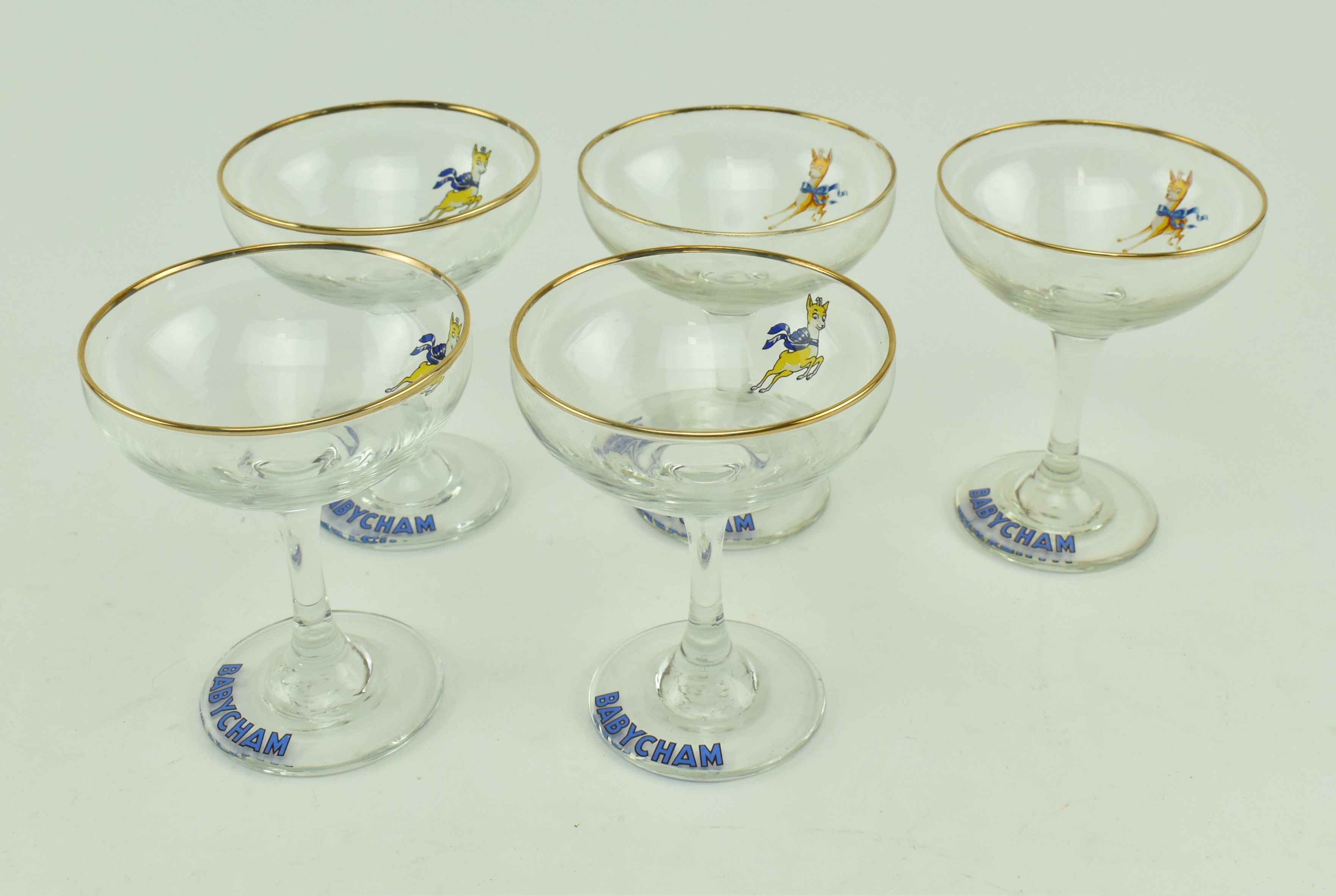 BABYCHAM - COLLECTION OF NINE VINTAGE CHAMPAGNE COUPES - Image 6 of 11