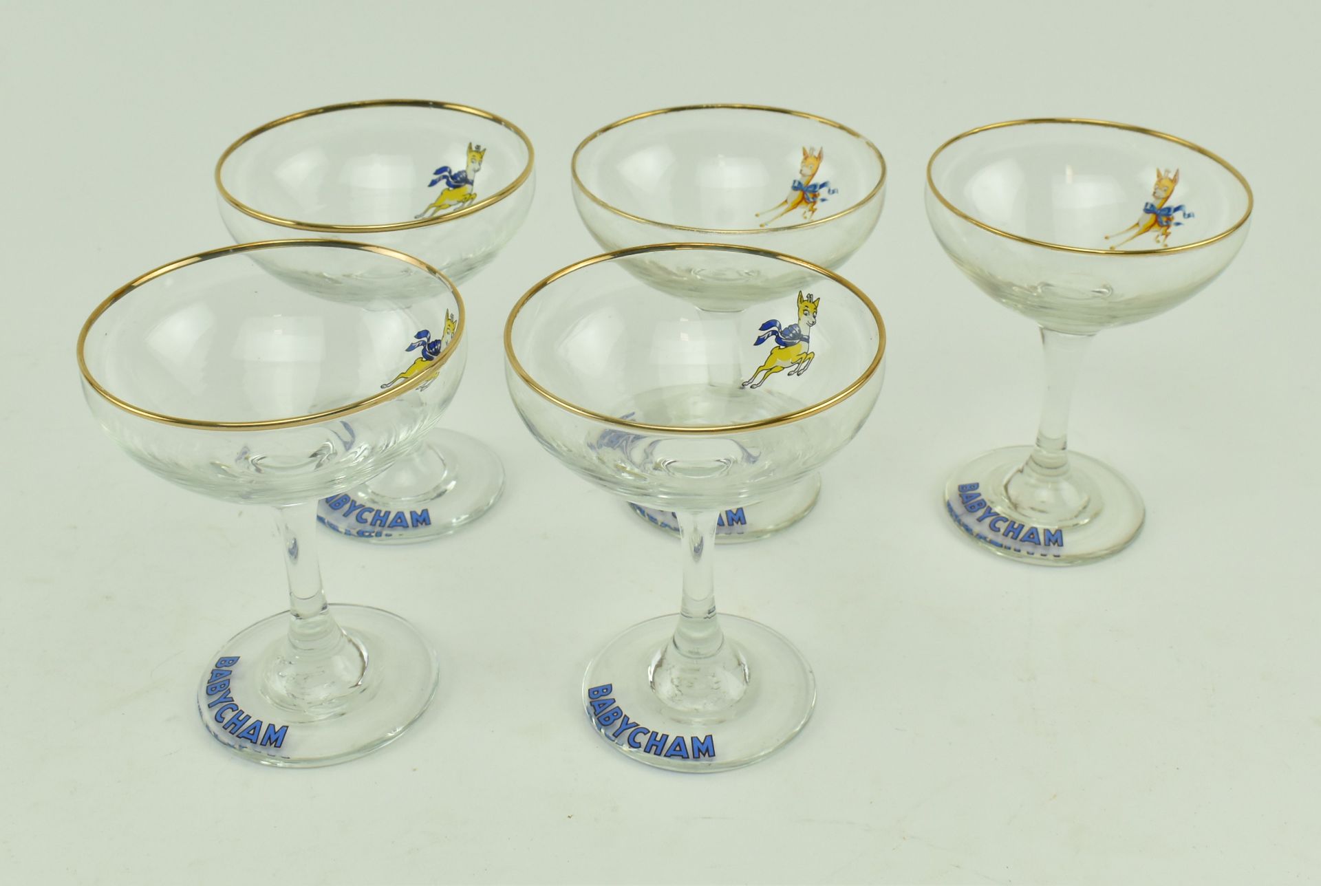 BABYCHAM - COLLECTION OF NINE VINTAGE CHAMPAGNE COUPES - Bild 6 aus 11