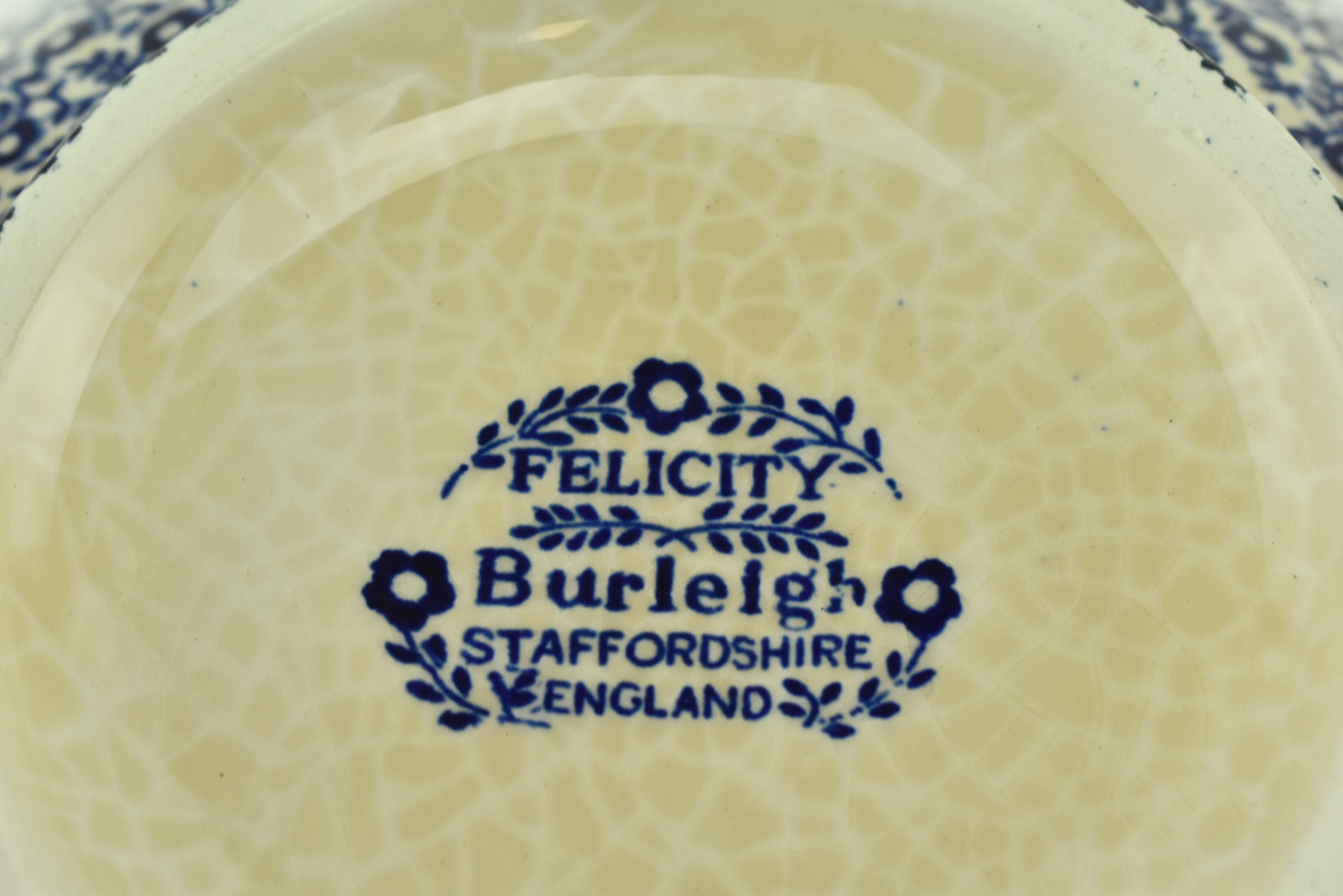 SELECTION OF BLUE AND WHITE BURLEIGH CERAMIC TABLEWARES - Image 15 of 15