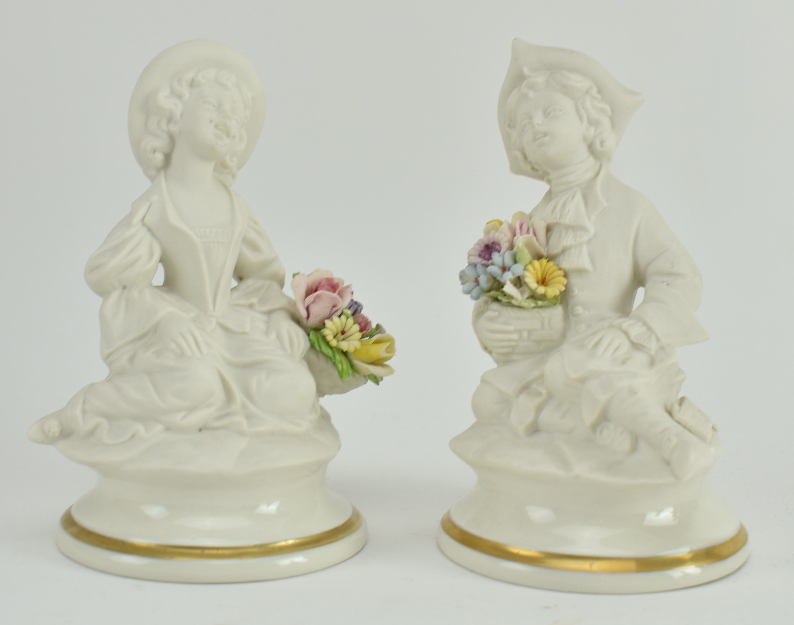 7 PORCELAIN FIGURINES BY CAPODIMONTE/WEDGWOOD/FRANCESCA - Image 2 of 15