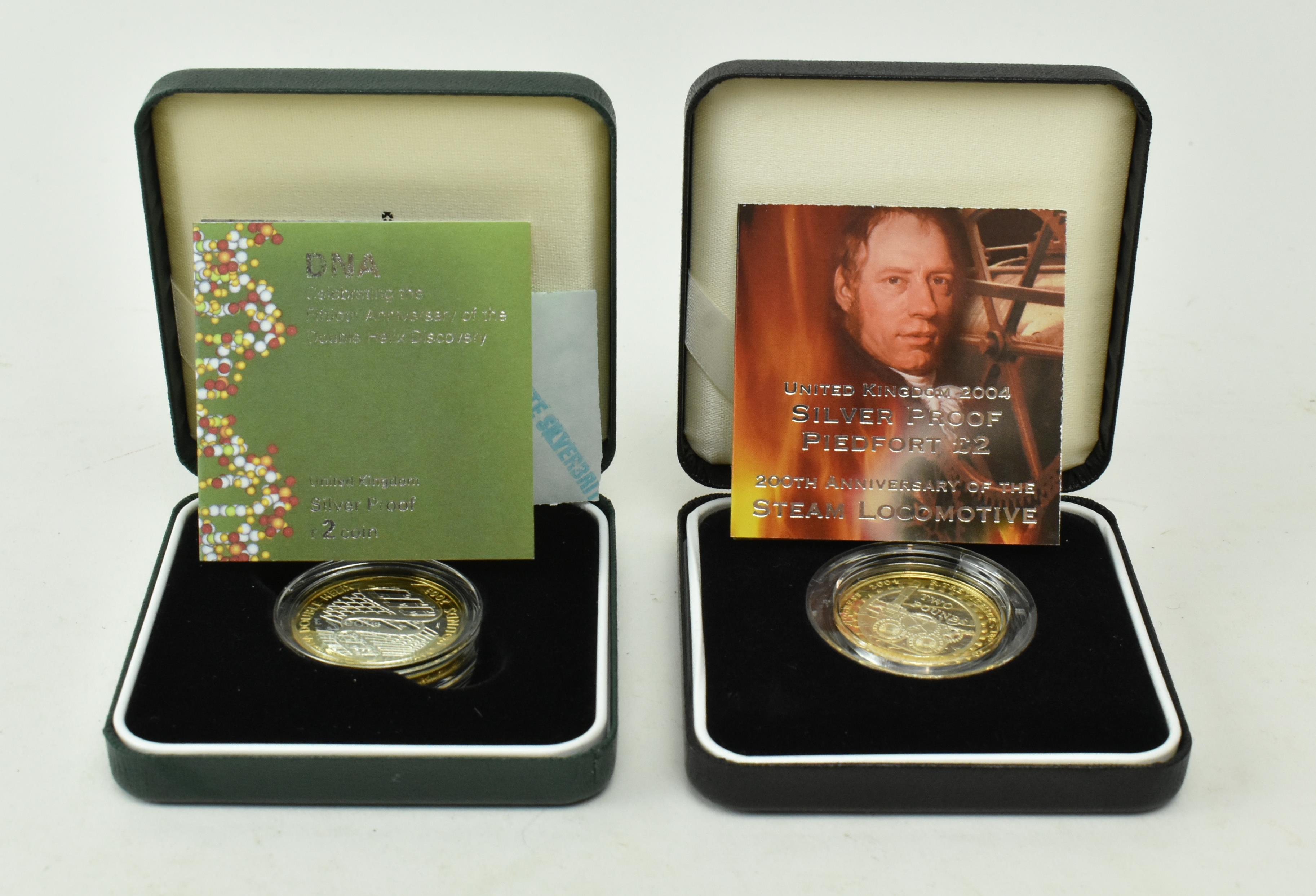 EIGHT ROYAL MINT COMMEMORATIVE COINS, CASED & W CERTIFICATES - Image 3 of 6