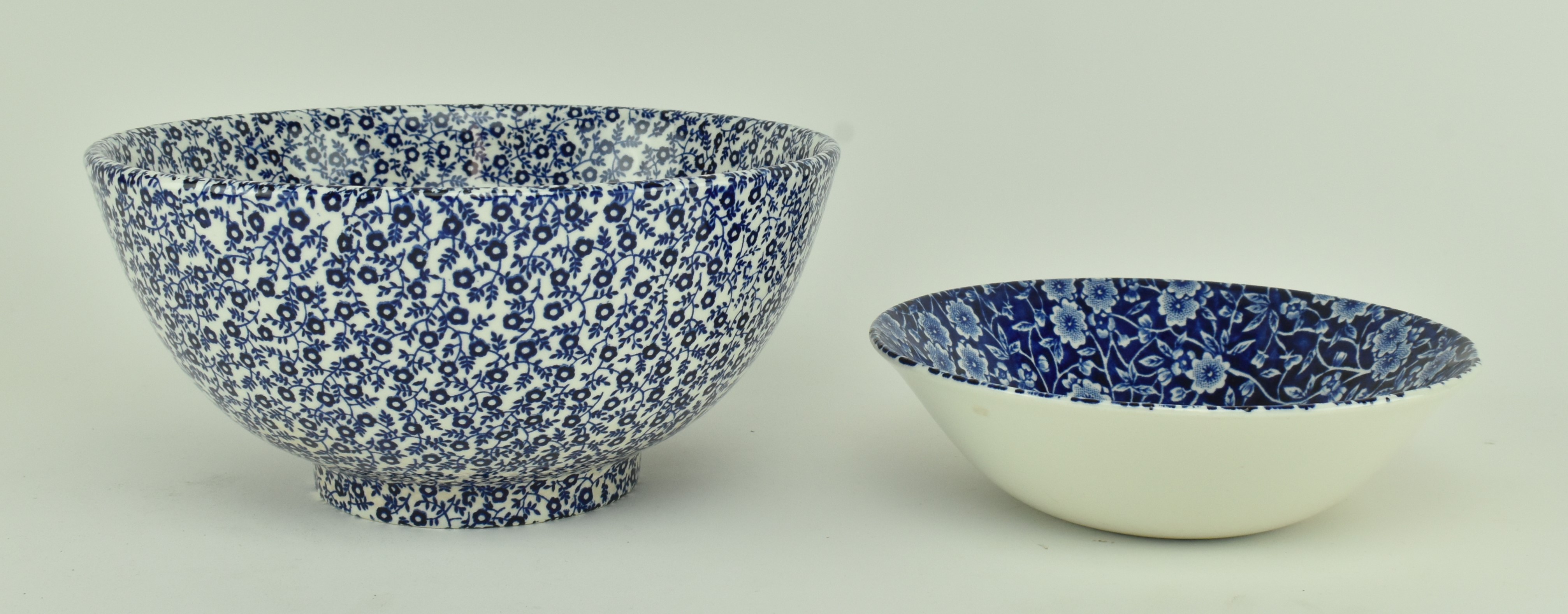 SELECTION OF BLUE AND WHITE BURLEIGH CERAMIC TABLEWARES - Image 12 of 15