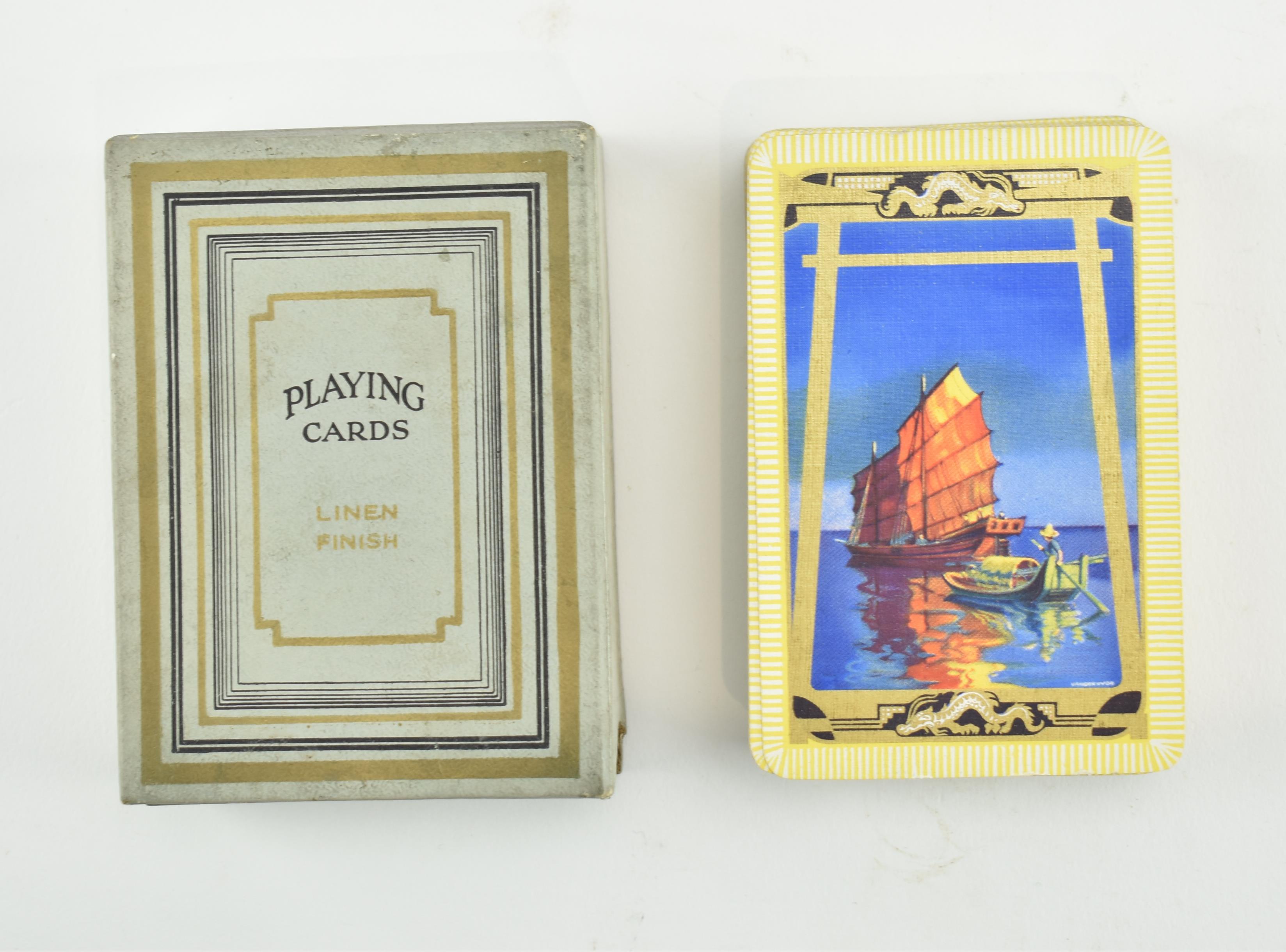 COLLECTION OF FOUR PLAYING CARDS AND A TIDLEY WINKS SET - Image 3 of 6