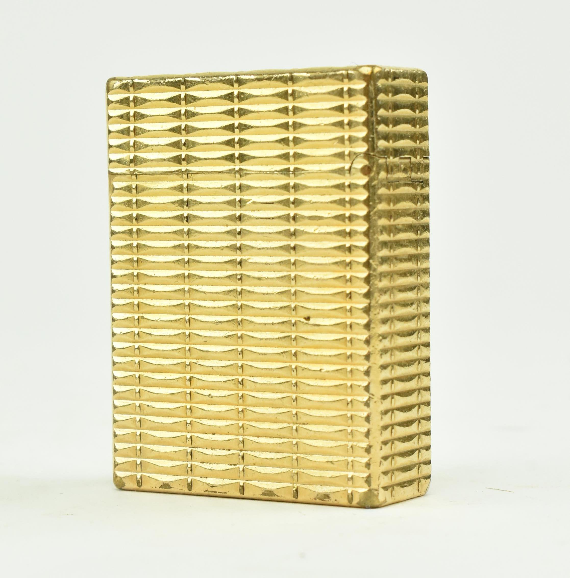 S. T. DUPONT - VINTAGE GOLD PLATED LIGHTER IN ORIGINAL CASE - Image 4 of 7