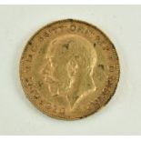 1911 GEORGE V HALF GOLD SOVEREIGN