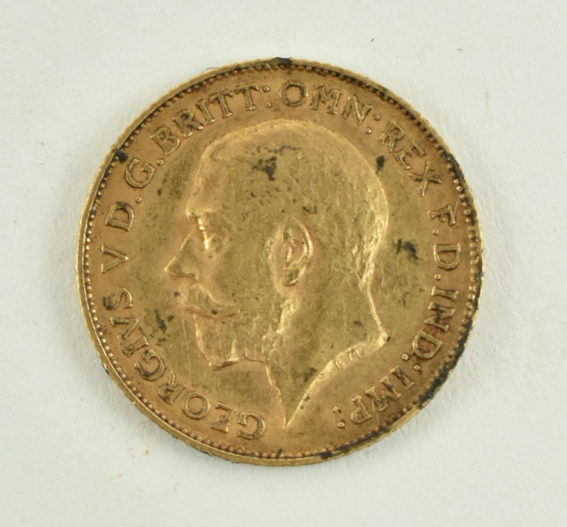 1911 GEORGE V HALF GOLD SOVEREIGN