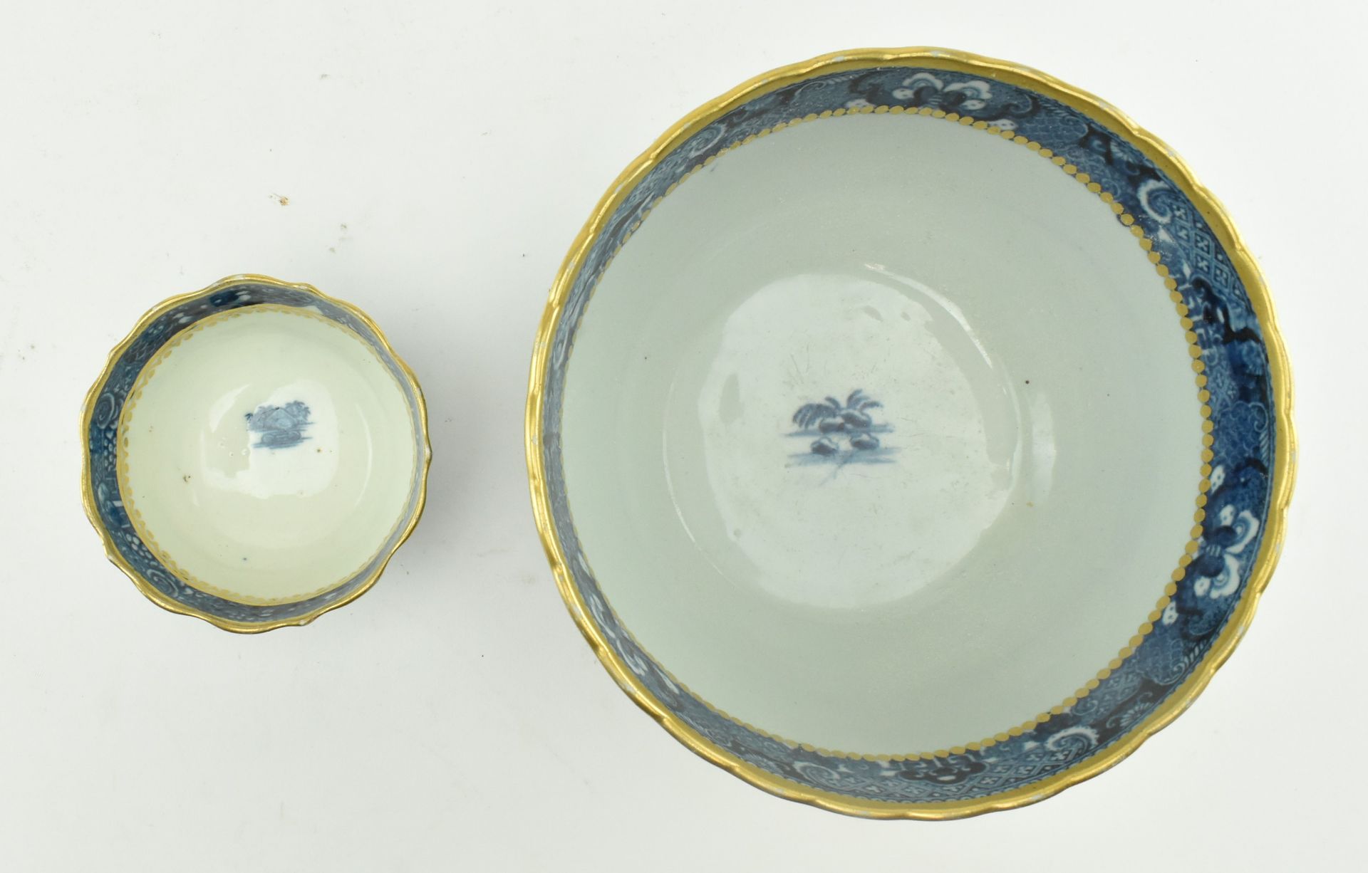 18TH CENTURY CAUGHTLEY CUP & SAUCER AND N IRONSTONE BOWL - Image 6 of 7
