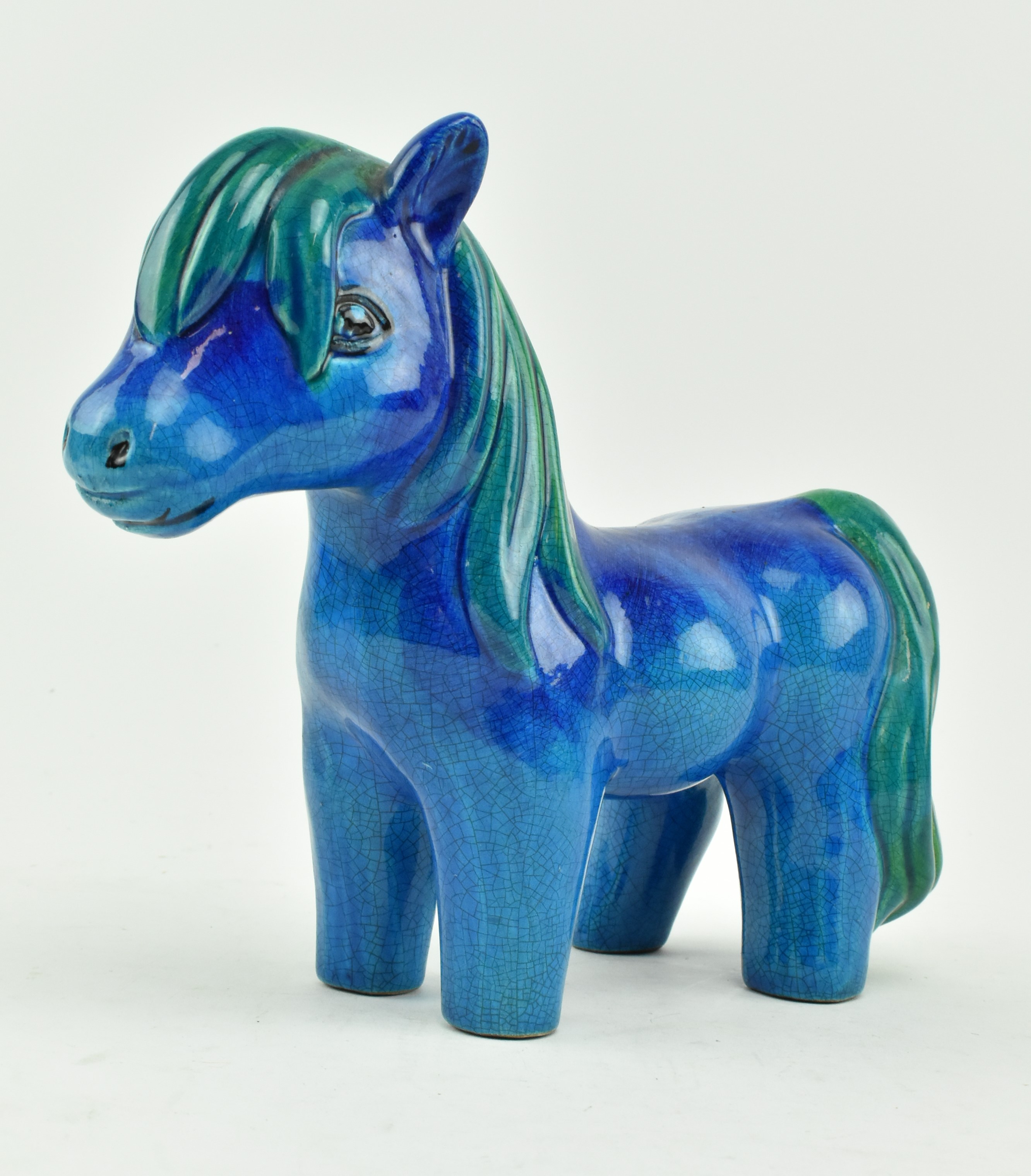 VINTAGE ITALIAN CERAMIC HORSE IN THE STYLE OF BITOSSI - Image 3 of 6