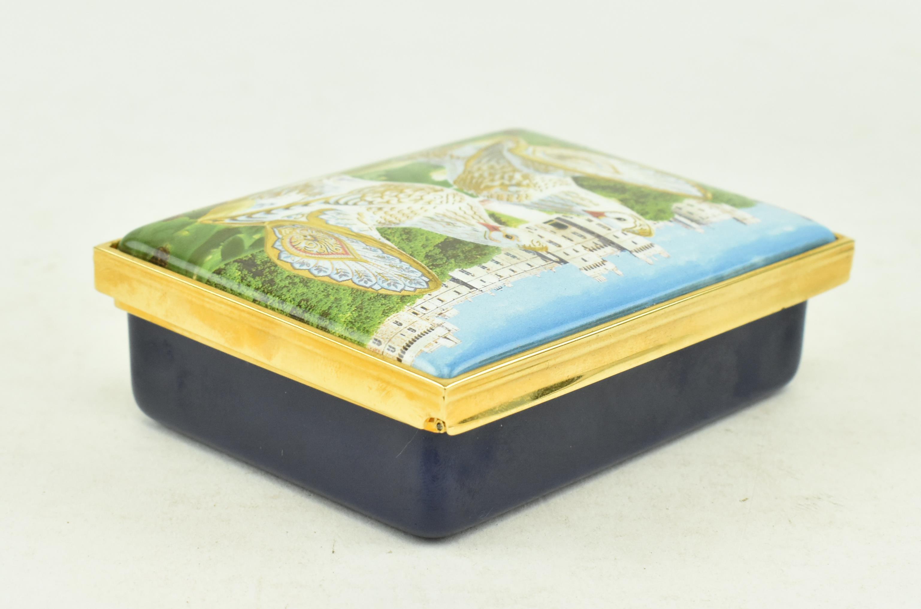 ROYAL CROWN DERBY - LIMITED EDITION HALCYON DAYS ENAMEL BOX - Image 6 of 6