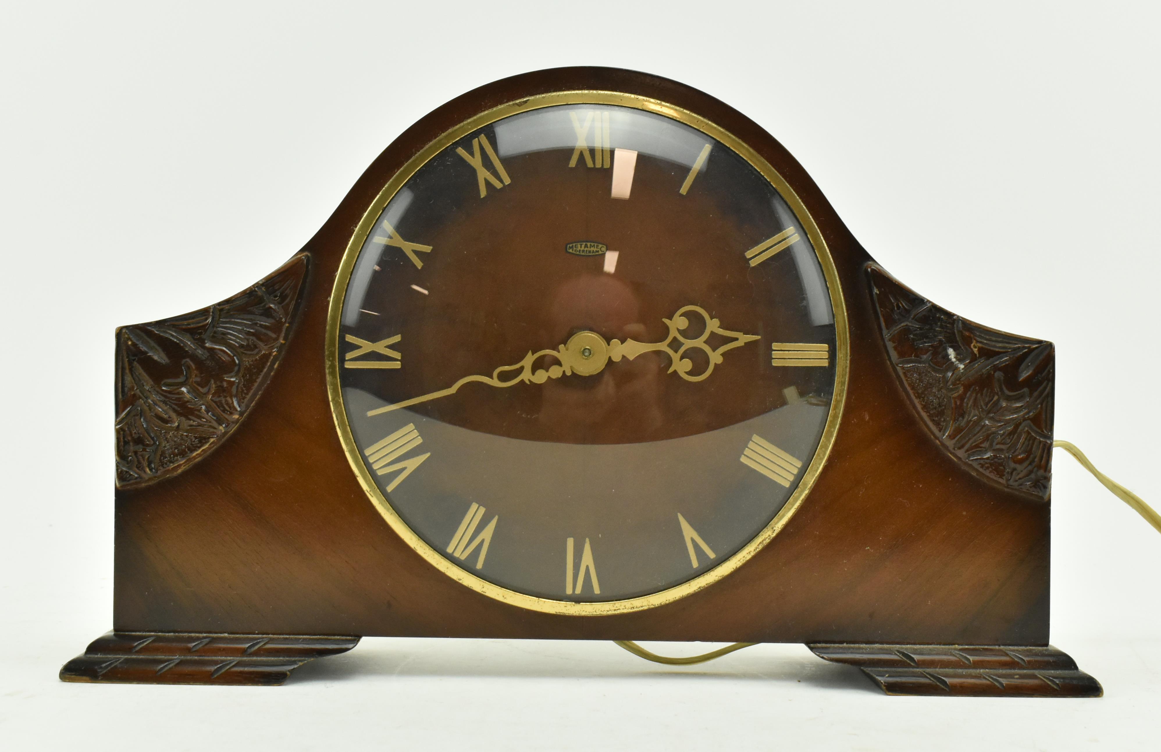 VINTAGE 1950S METAMEC MANTLEPIECE CLOCK - Image 2 of 6