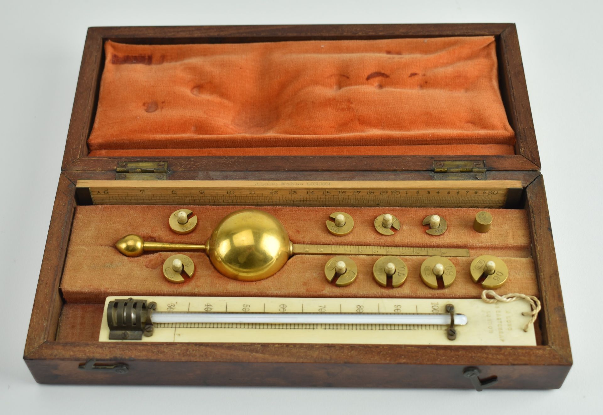 1920S SIKES HYDROMETER BY T. O. BLAKE - ASTON & MANDER LONDON - Image 7 of 12