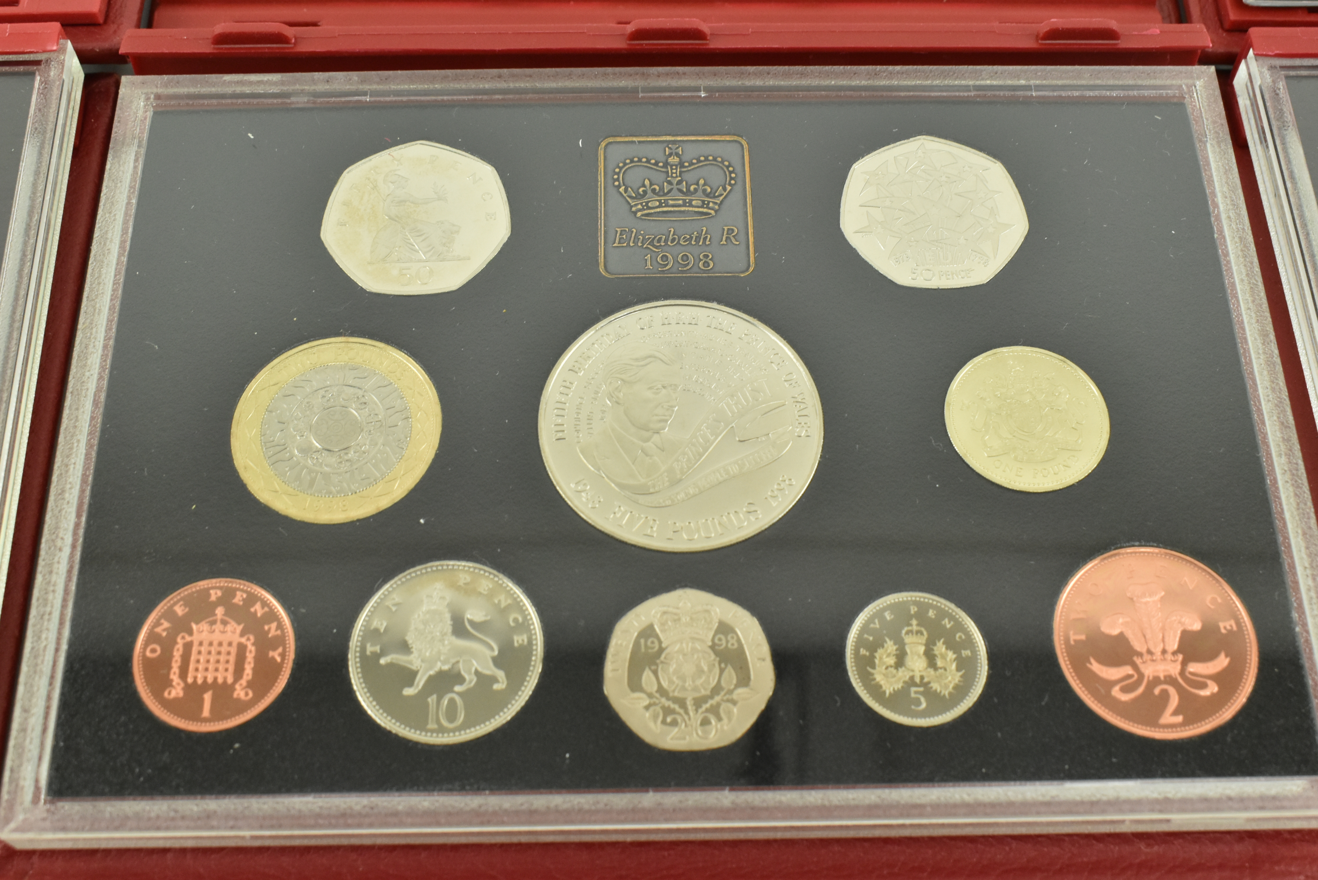 SIX UNITED KINGDOM DELUXE COIN PROOF SETS, 1999-2004 - Image 3 of 8