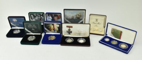 ROYAL MINT - COLLECTION OF SILVER COMMEMORATIVE COINS
