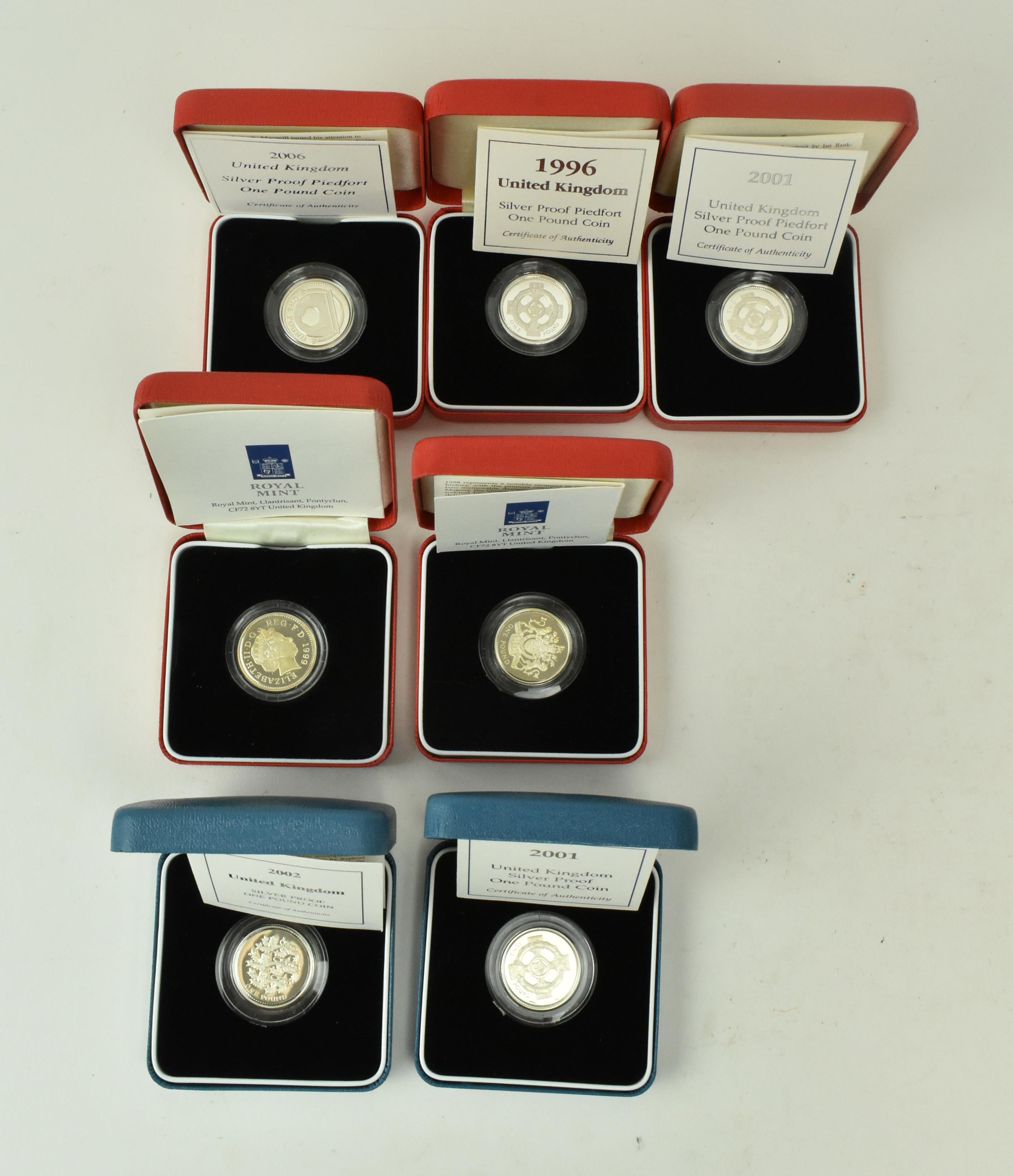 ROYAL MINT SILVER PROOF COLLECTION OF 17 ONE POUND COINS - Bild 5 aus 5