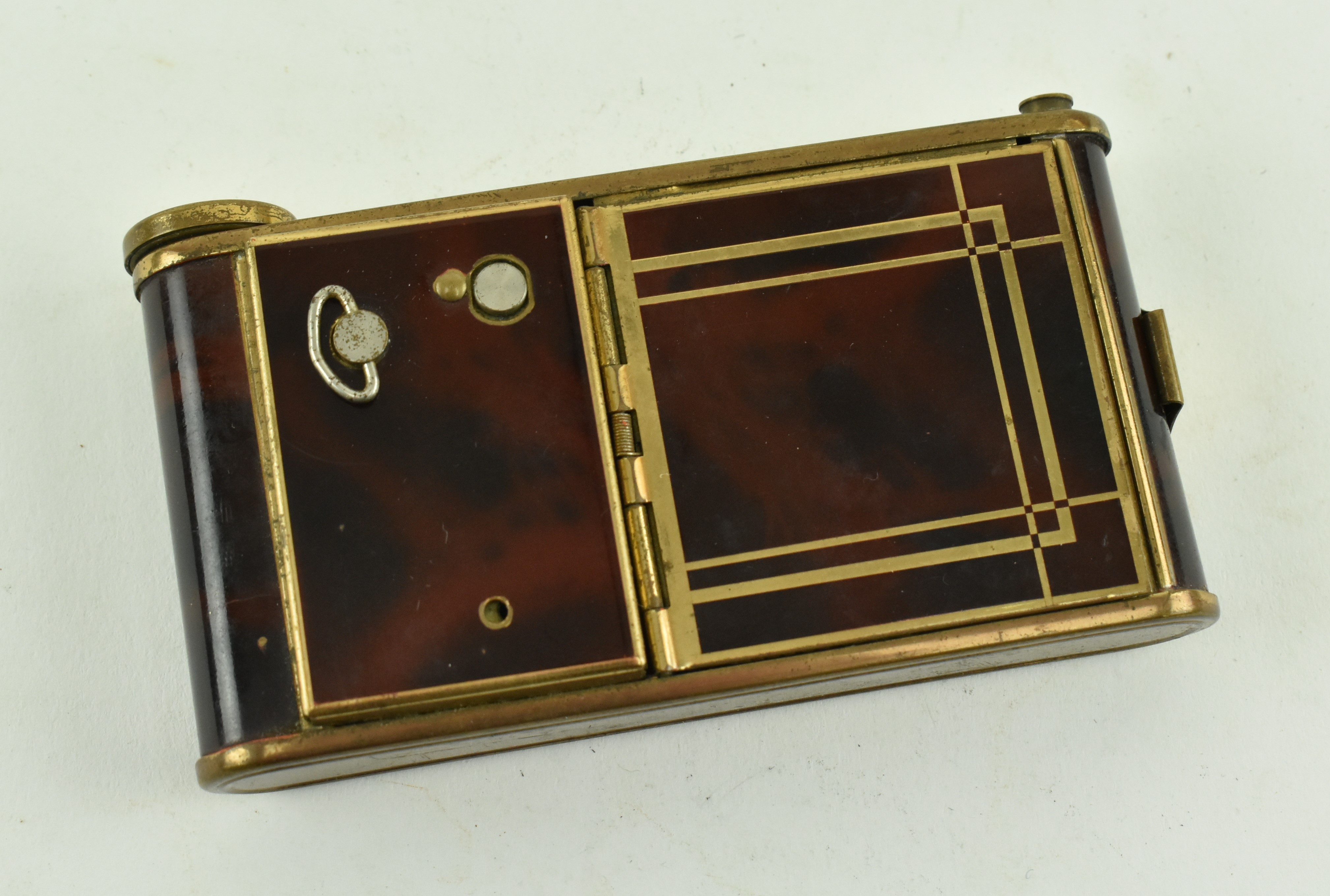 ART DECO 1930S MUSICAL VANITY POWDER COMPACT