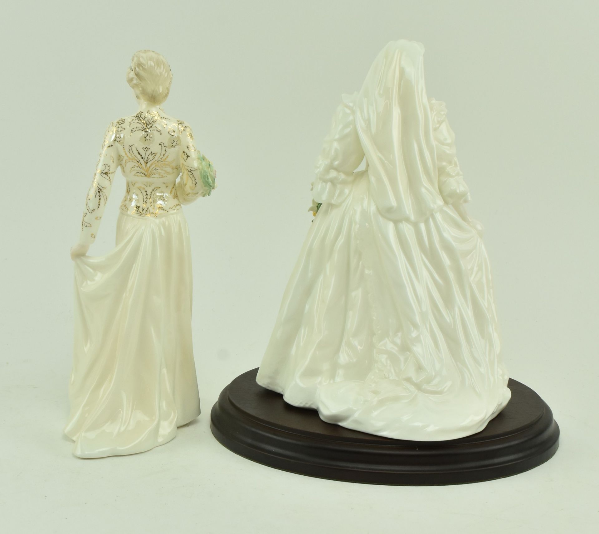 TWO COALPORT PRINCESS DIANA COMMEMORATIVE PORCELAIN FIGURES - Image 5 of 7