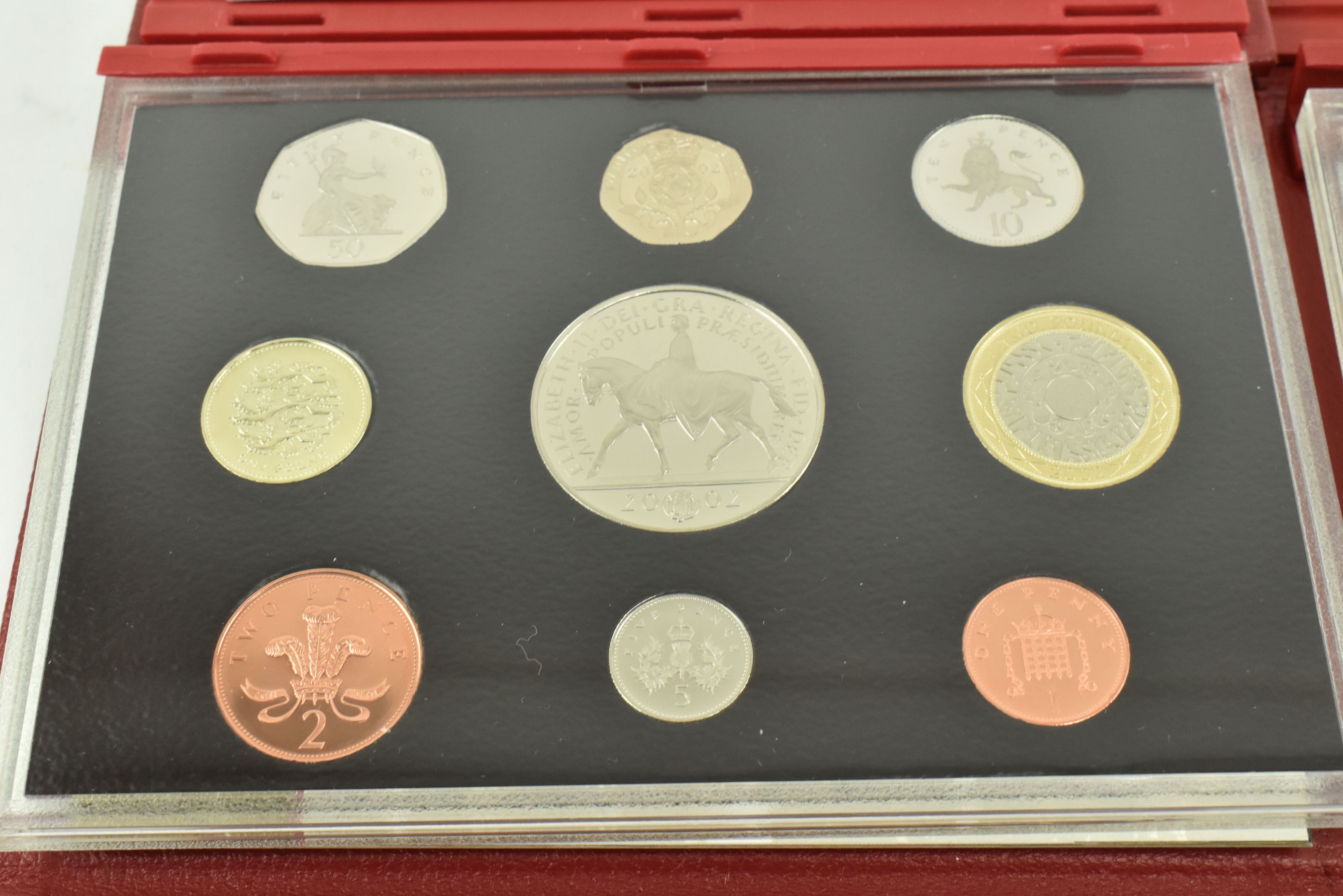 SIX UNITED KINGDOM DELUXE COIN PROOF SETS, 1999-2004 - Image 2 of 8