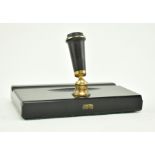 CIRCA 1940S PARKER PEN SLATE DESK TIDY SWIVEL PEN HOLDER