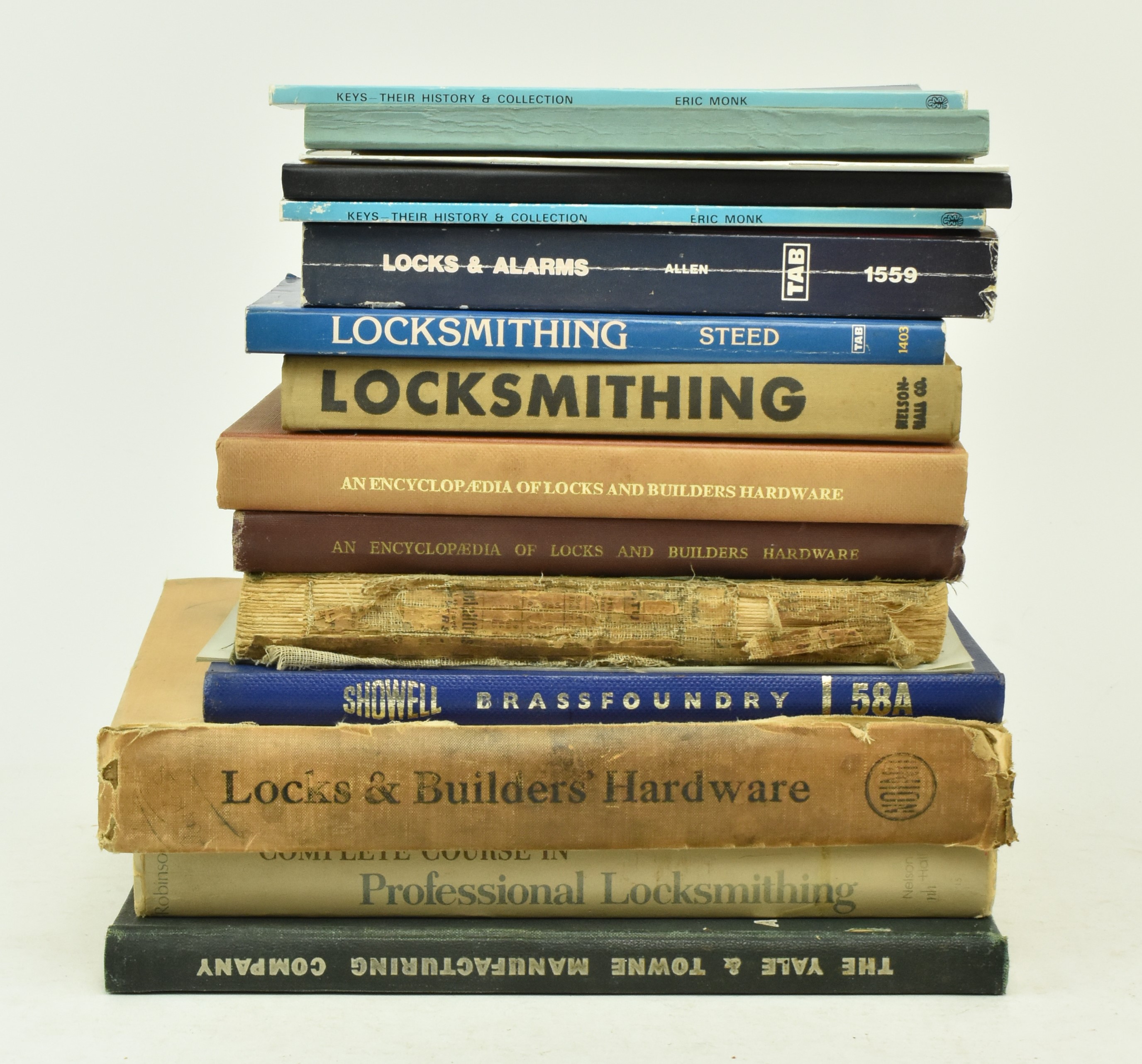 LOCKSMITHING. A COLLECTION OF BOOKS ON LOCKS, BRASS & METAL - Image 2 of 7