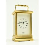 ST. JAMES BRASS REPEATING MANTLEPIECE CARRIAGE CLOCK