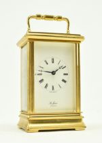 ST. JAMES BRASS REPEATING MANTLEPIECE CARRIAGE CLOCK