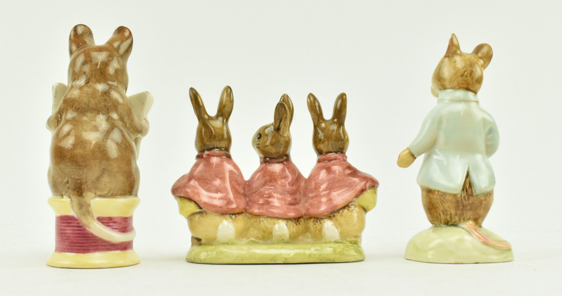 SIX BESWICK BEATRIX POTTER FINE BONE CHINA FIGURINES - Bild 5 aus 14