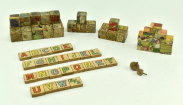 COLLECTION OF VARIOUS VICTORIAN & LATER WOODEN BLOCK PUZZLES