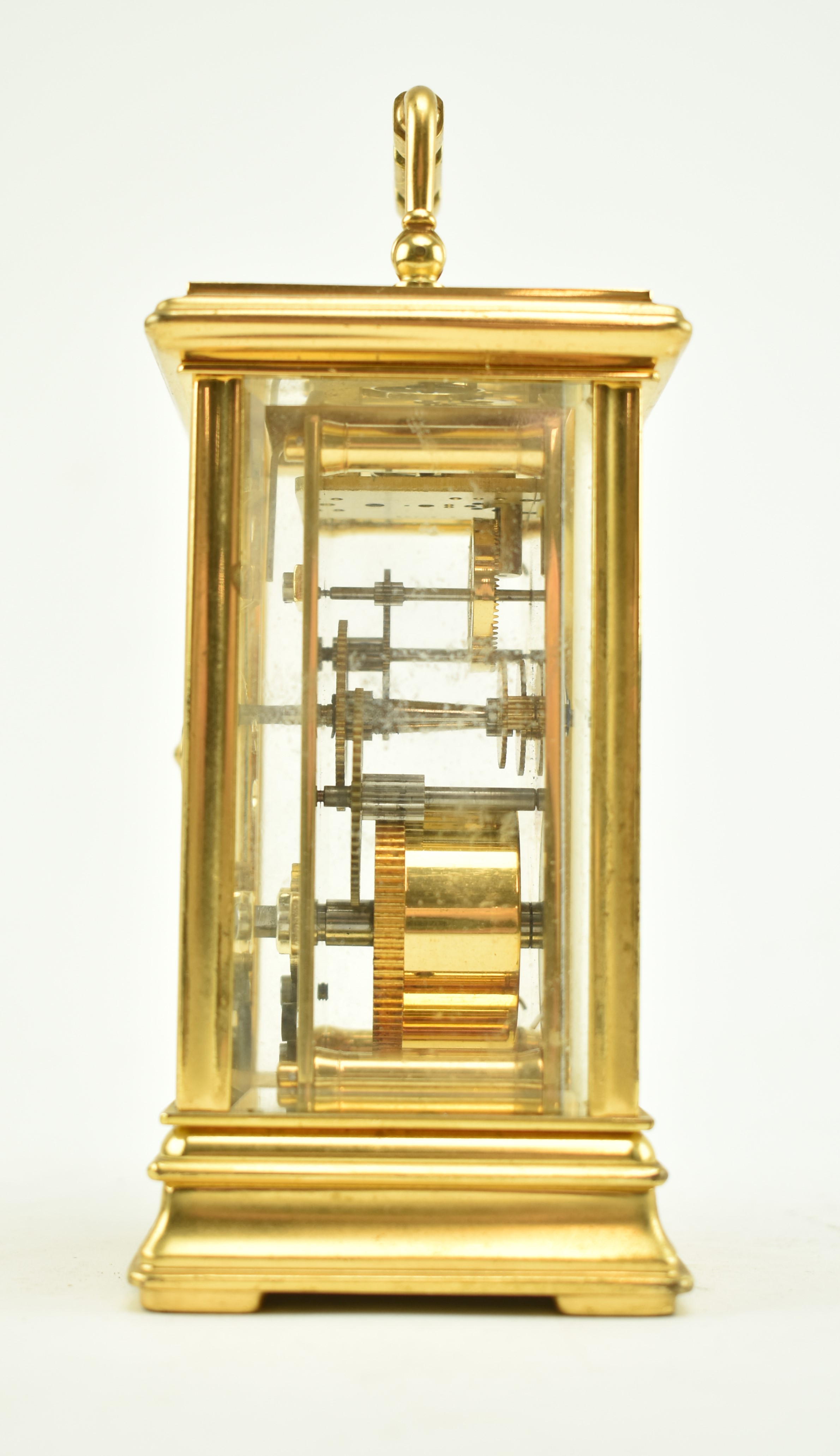 ST. JAMES BRASS REPEATING MANTLEPIECE CARRIAGE CLOCK - Image 3 of 6