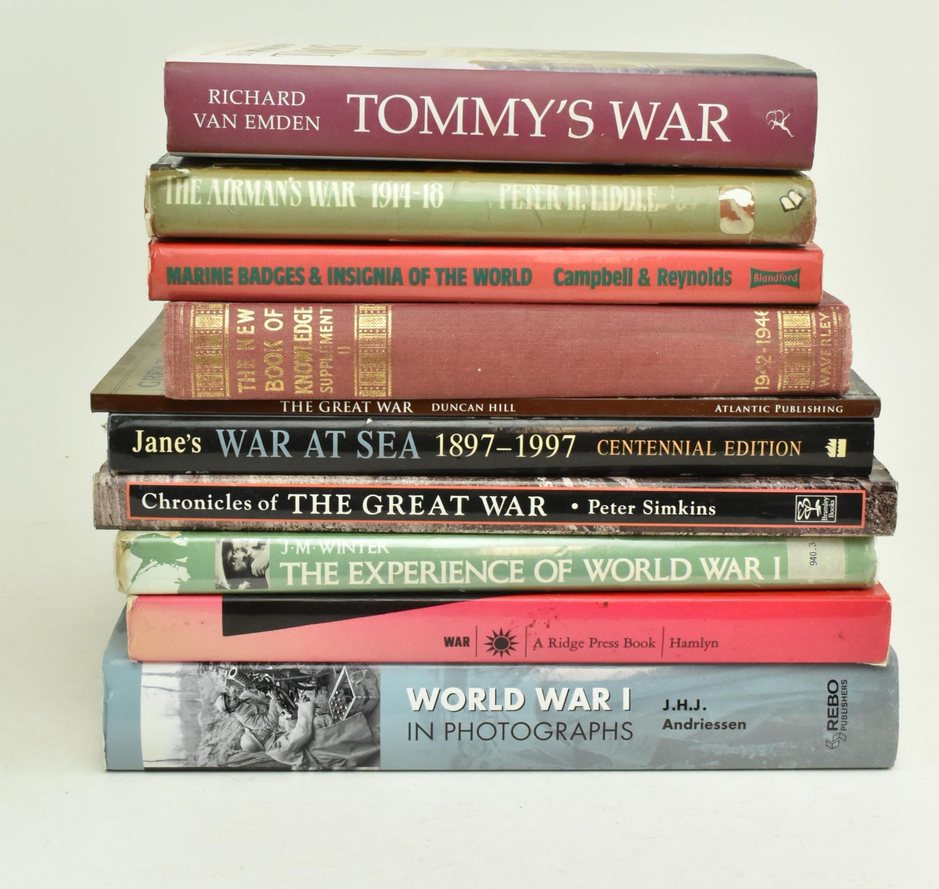 WWI MILITARY HISTORY. COLLECTION OF REFERENCE BOOKS - Image 3 of 6