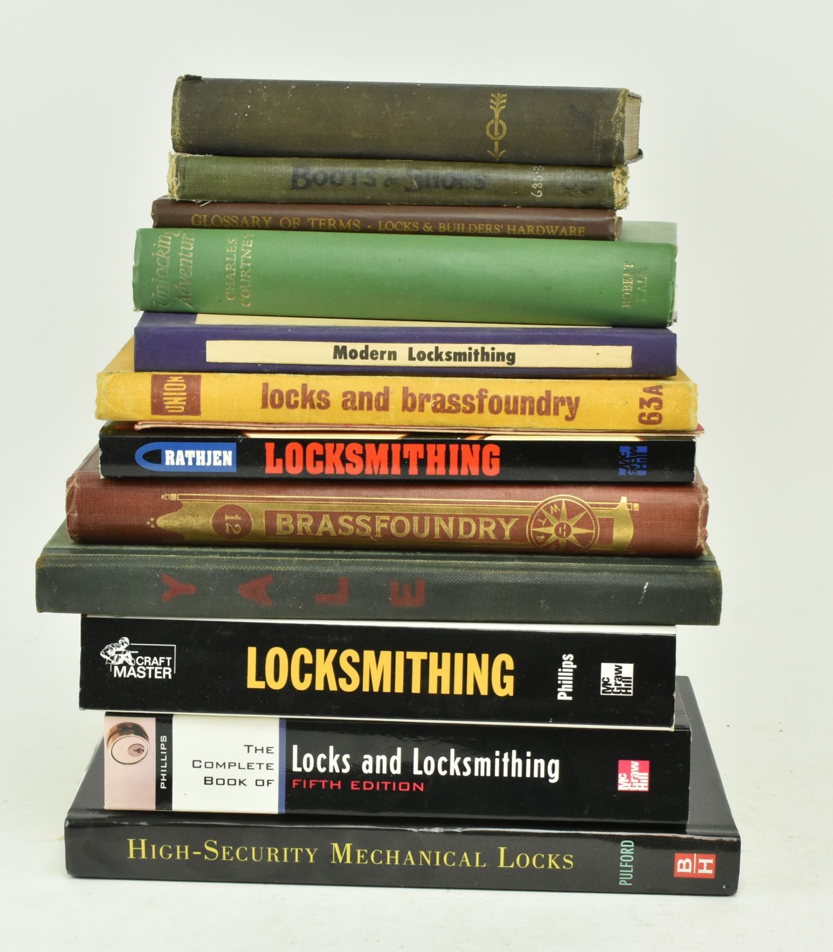LOCKSMITHING. A COLLECTION OF BOOKS ON LOCKS, BRASS & METAL - Image 3 of 7