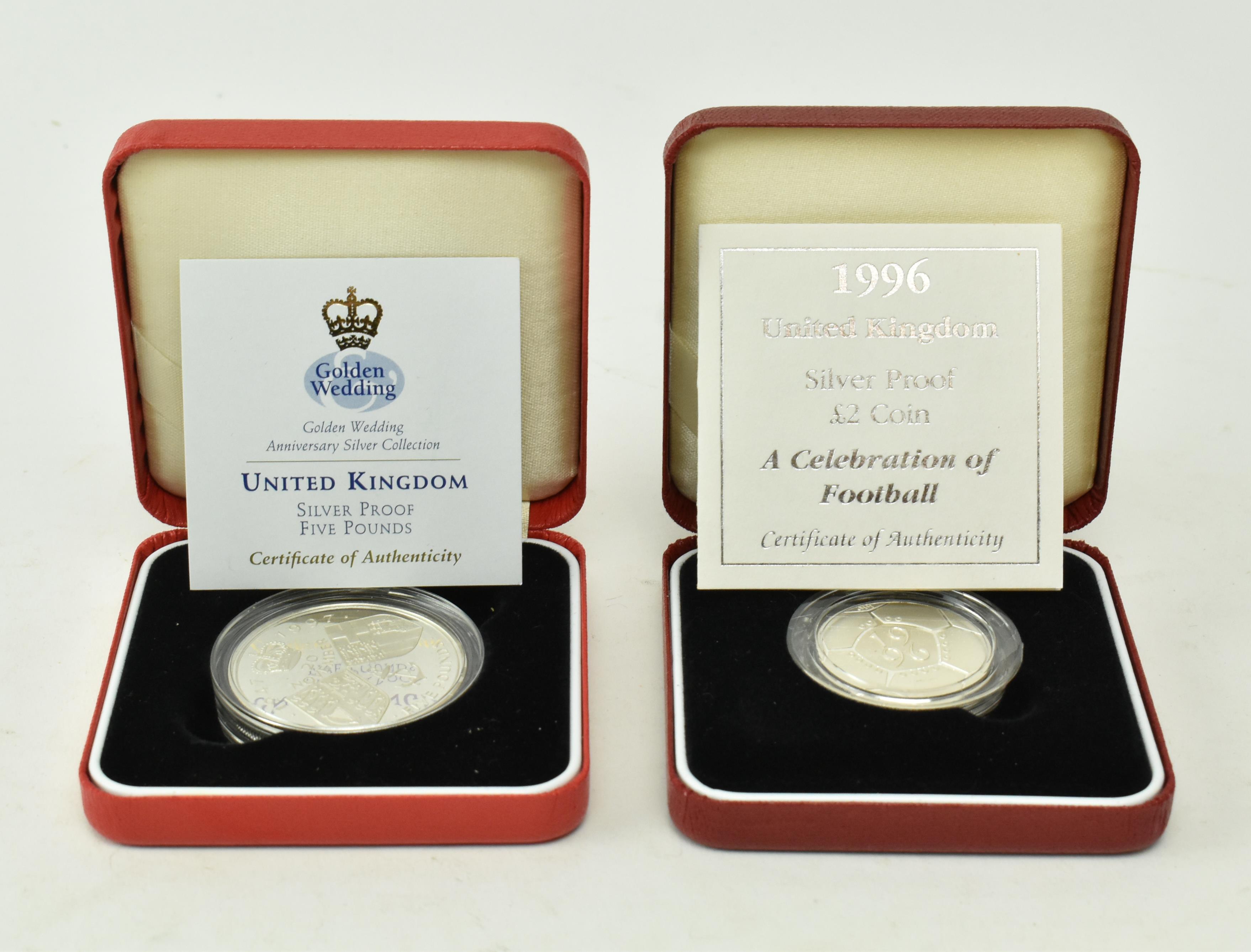 EIGHT ROYAL MINT COMMEMORATIVE COINS, CASED & W CERTIFICATES - Image 4 of 6