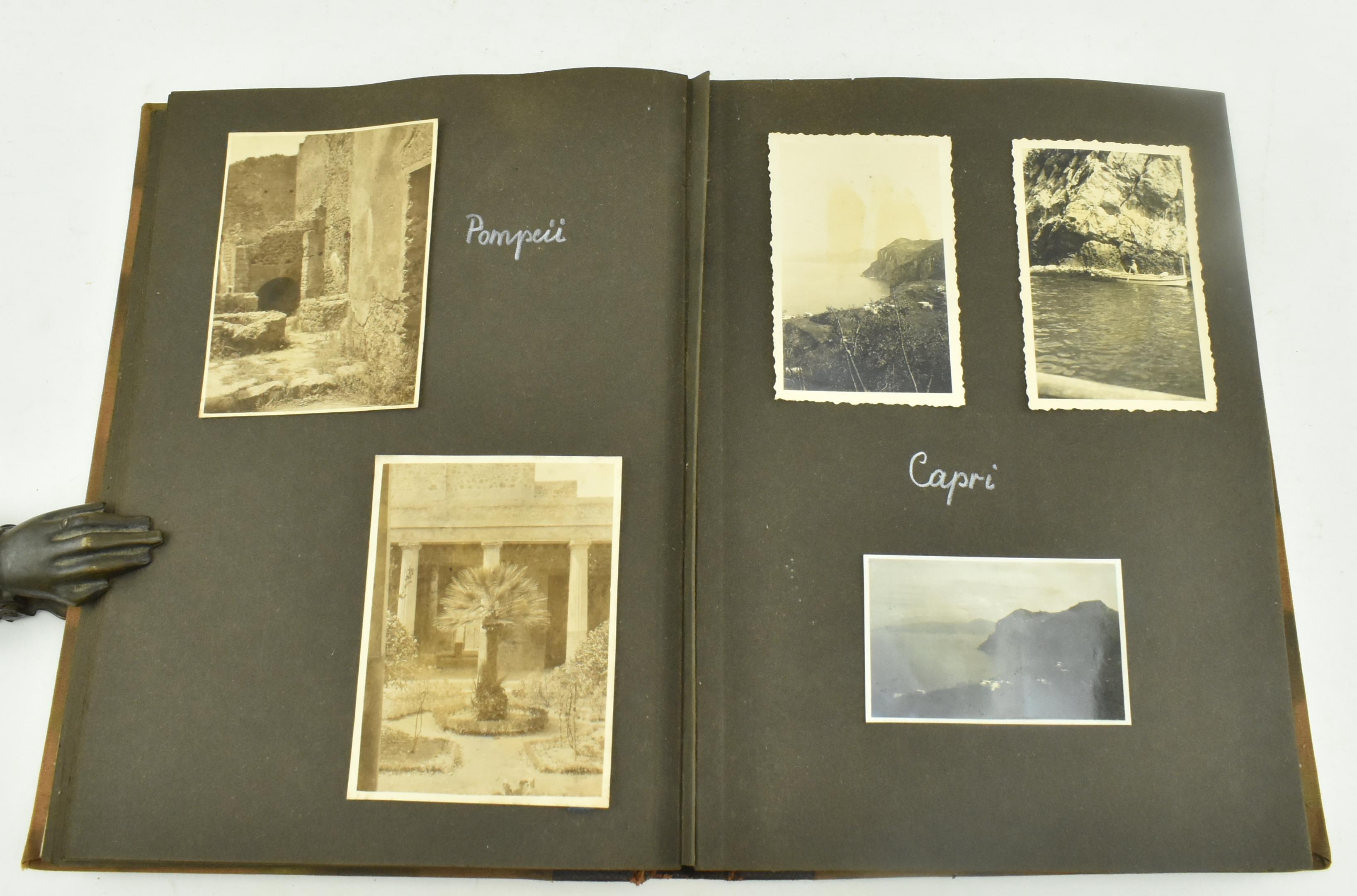 1930S PHOTOGRAPH ALBUM CONTAINING PHOTOS OF ITALY - Image 5 of 7