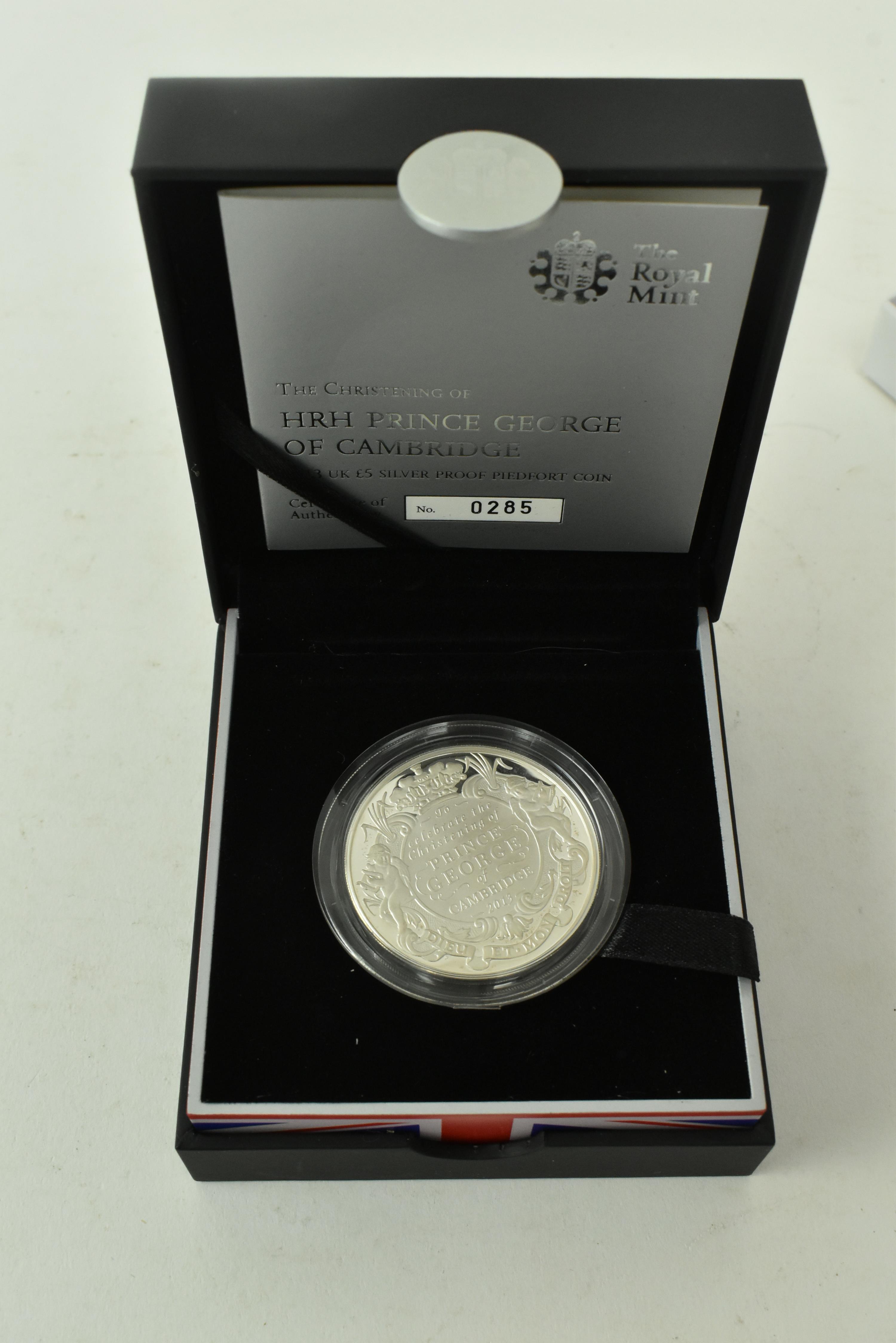 THE ROYAL MINT - THE CHRISTENING OF HRH PRINCE GEORGE £5 COIN - Image 2 of 5