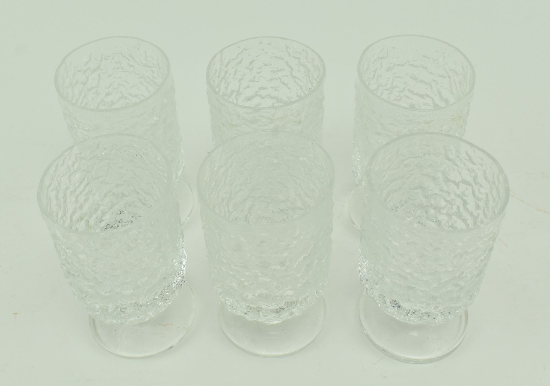 WHITEFRIARS - SIX VINTAGE GLACIER WINE GLASSES IN ORIG. BOX - Image 3 of 6