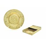 INDIAN BRASS WALL PLAQUE AND EXPORT CONFERENCE HOLDER