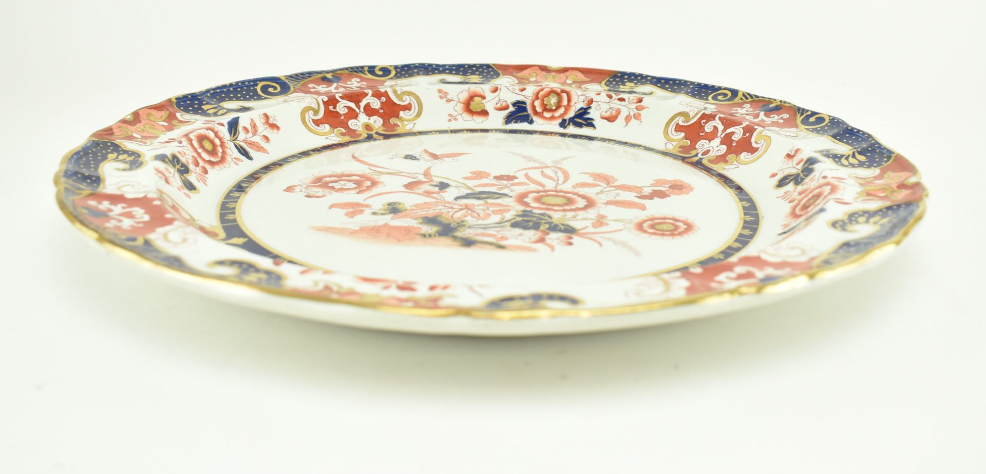 19TH CENTURY MASON'S IRONSTONE IMARI PATTER CHRAGER - Bild 2 aus 4