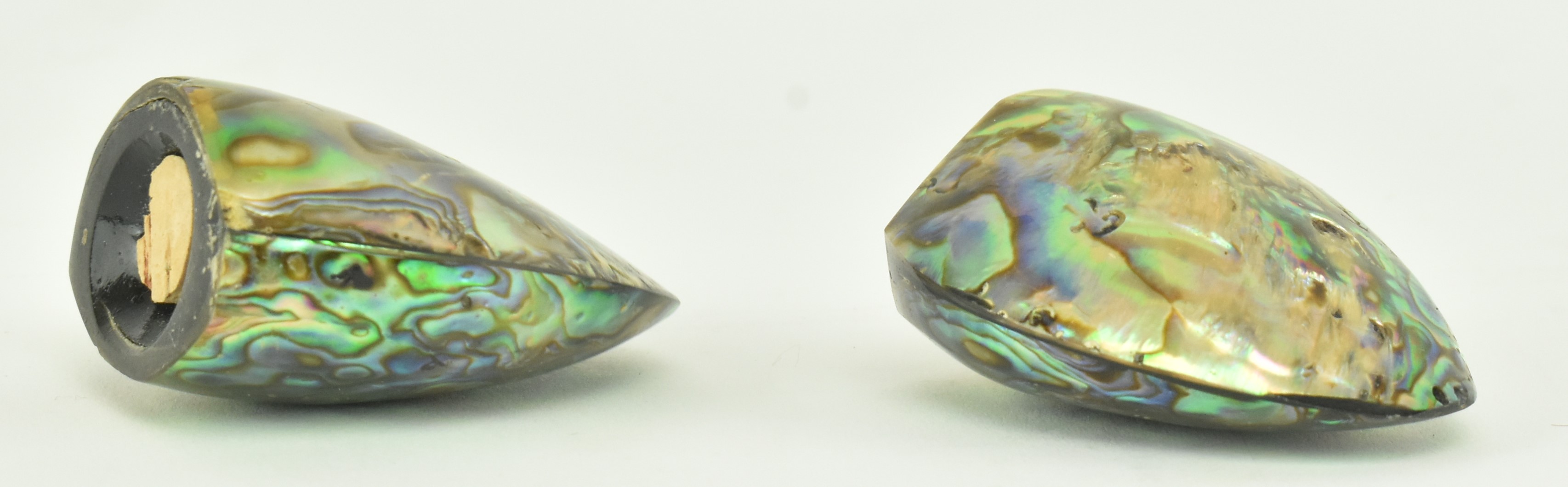 COLLECTION OF VINTAGE ABALONE ITEMS, INCL. SALT & PEPPER SHAKERS - Image 7 of 12