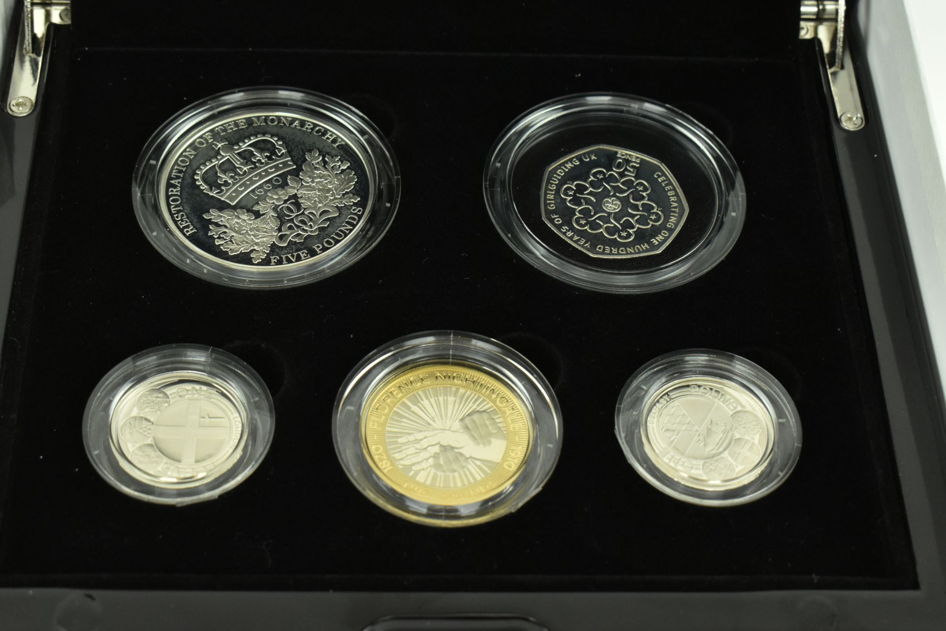 2010 ROYAL MINT UK SILVER PIEDFORT SET - Bild 2 aus 5