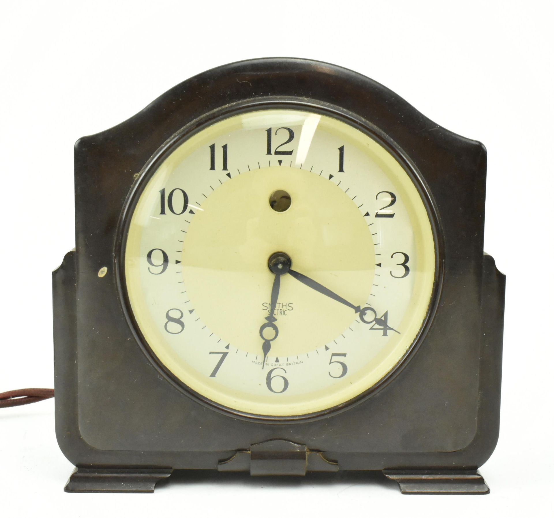 FOUR EARLY 20TH CENTURY OAK CASED MANTLEPIECE CLOCKS - Bild 14 aus 15