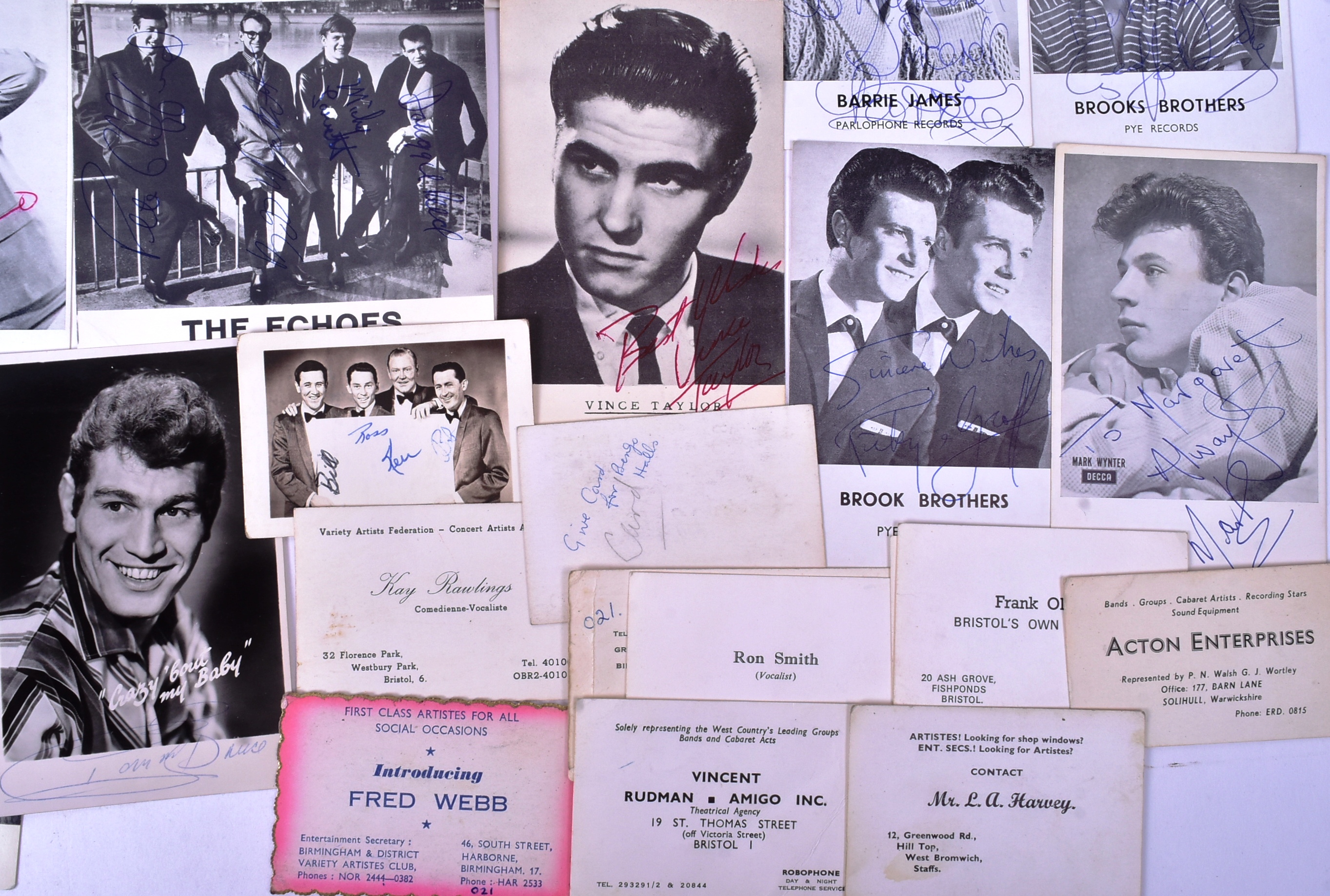AUTOGRAPHS - 1950S ENTERTAINERS & MUSIC RELATED - Image 2 of 5