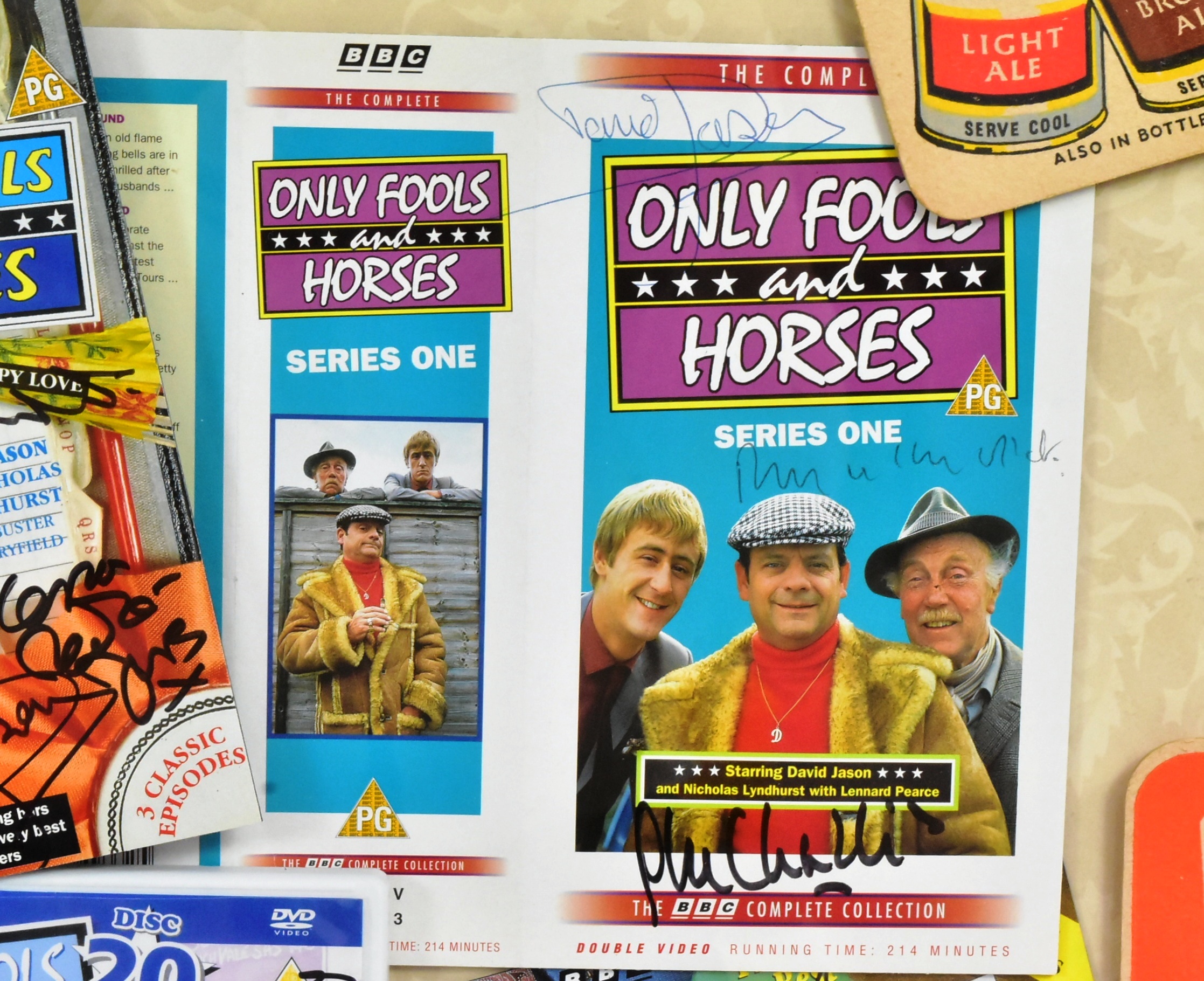 ONLY FOOLS & HORSES - CAST AUTOGRAPHED DISPLAY - Image 2 of 5