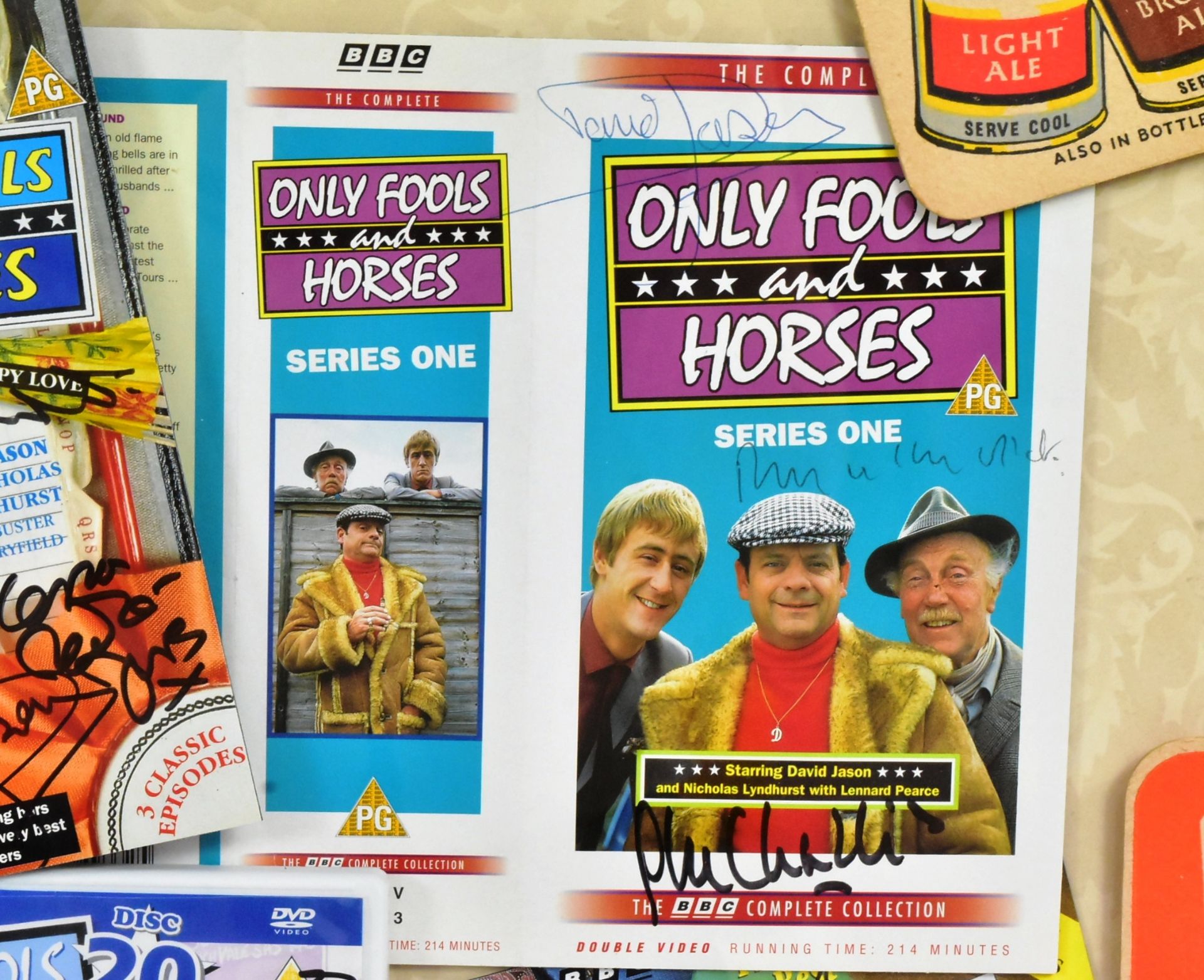 ONLY FOOLS & HORSES - CAST AUTOGRAPHED DISPLAY - Image 2 of 5