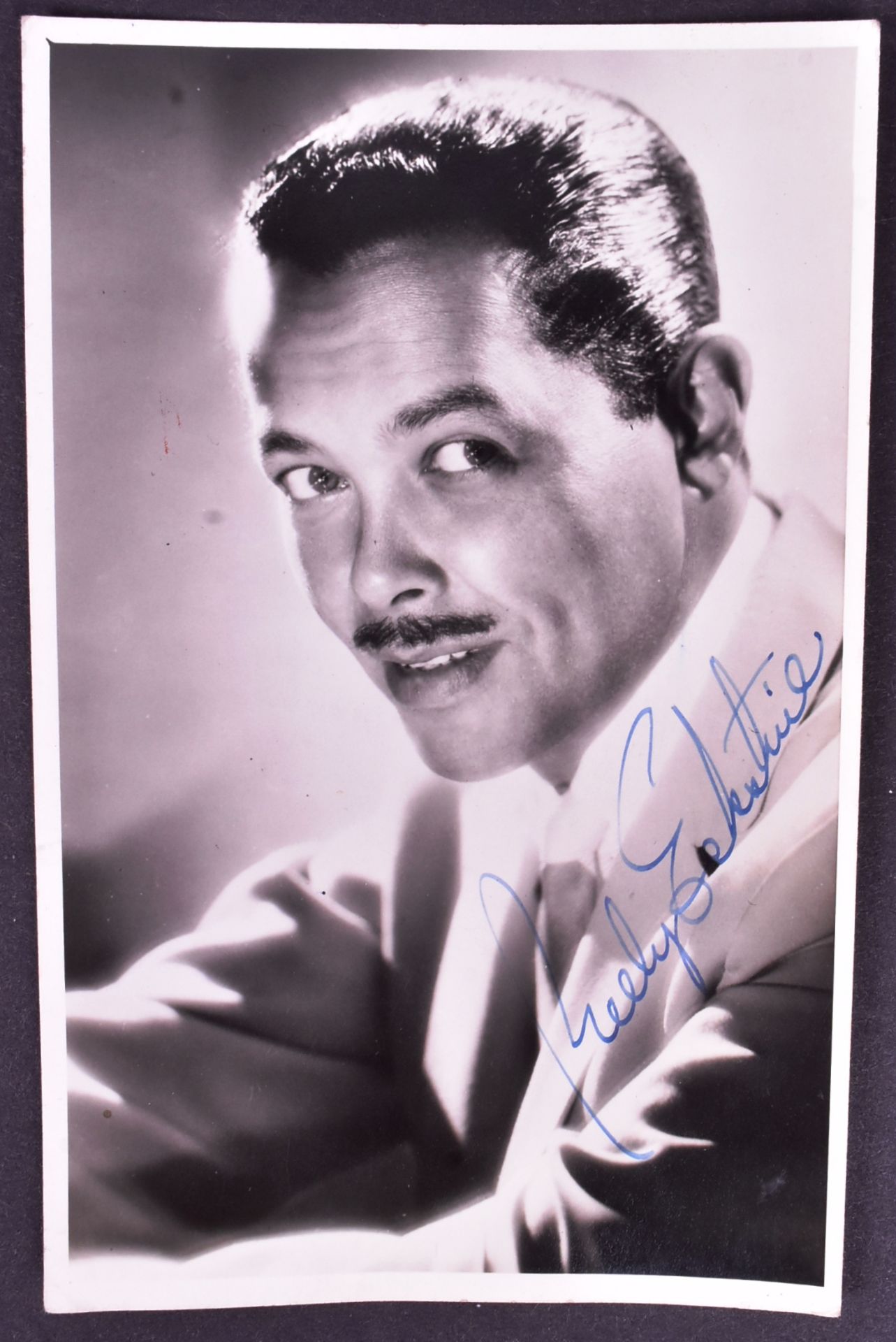 BILLY ECKSTINE (D.1993) - AMERICAN JAZZ SINGER - TWO SIGNED PHOTOS - Image 3 of 3