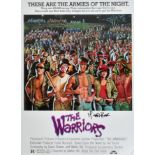 THE WARRIORS - MICHAEL BECK - SIGNED 16X12" POSTER - AFTAL