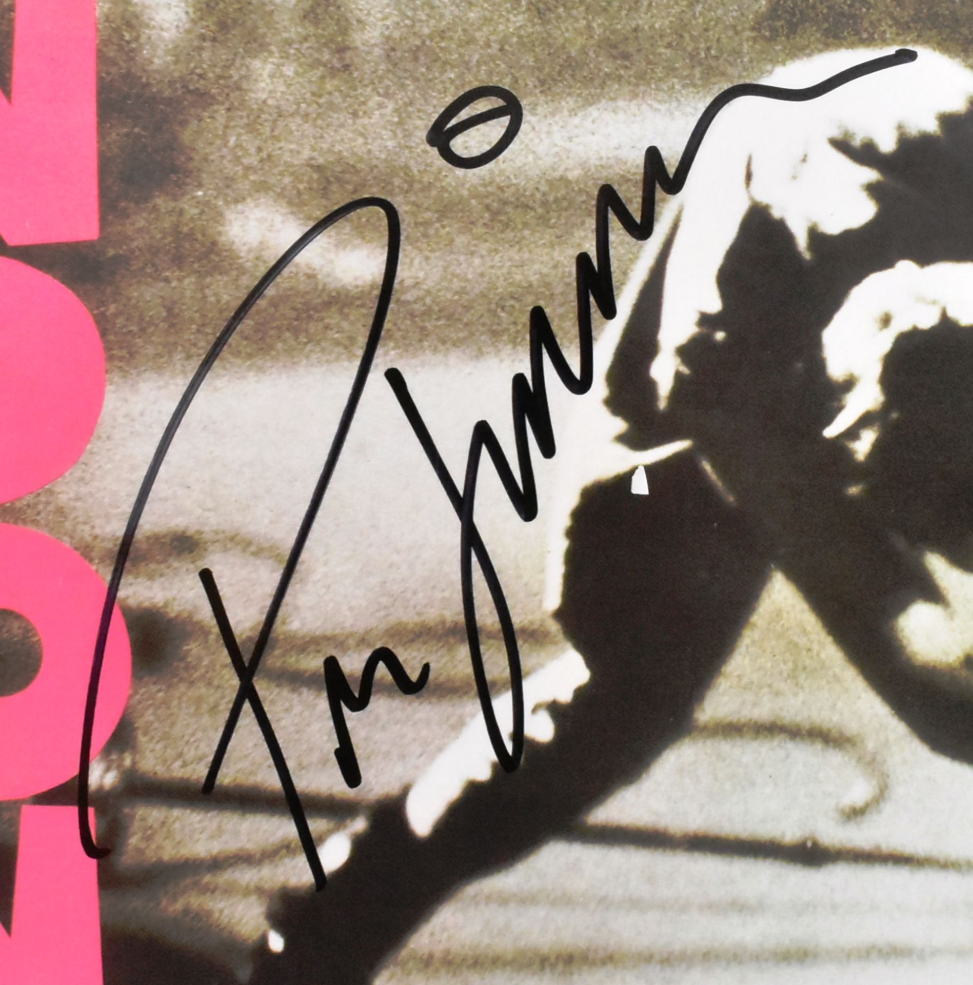 THE CLASH - LONDON CALLING - PAUL SIMONON SIGNED LP - AFTAL