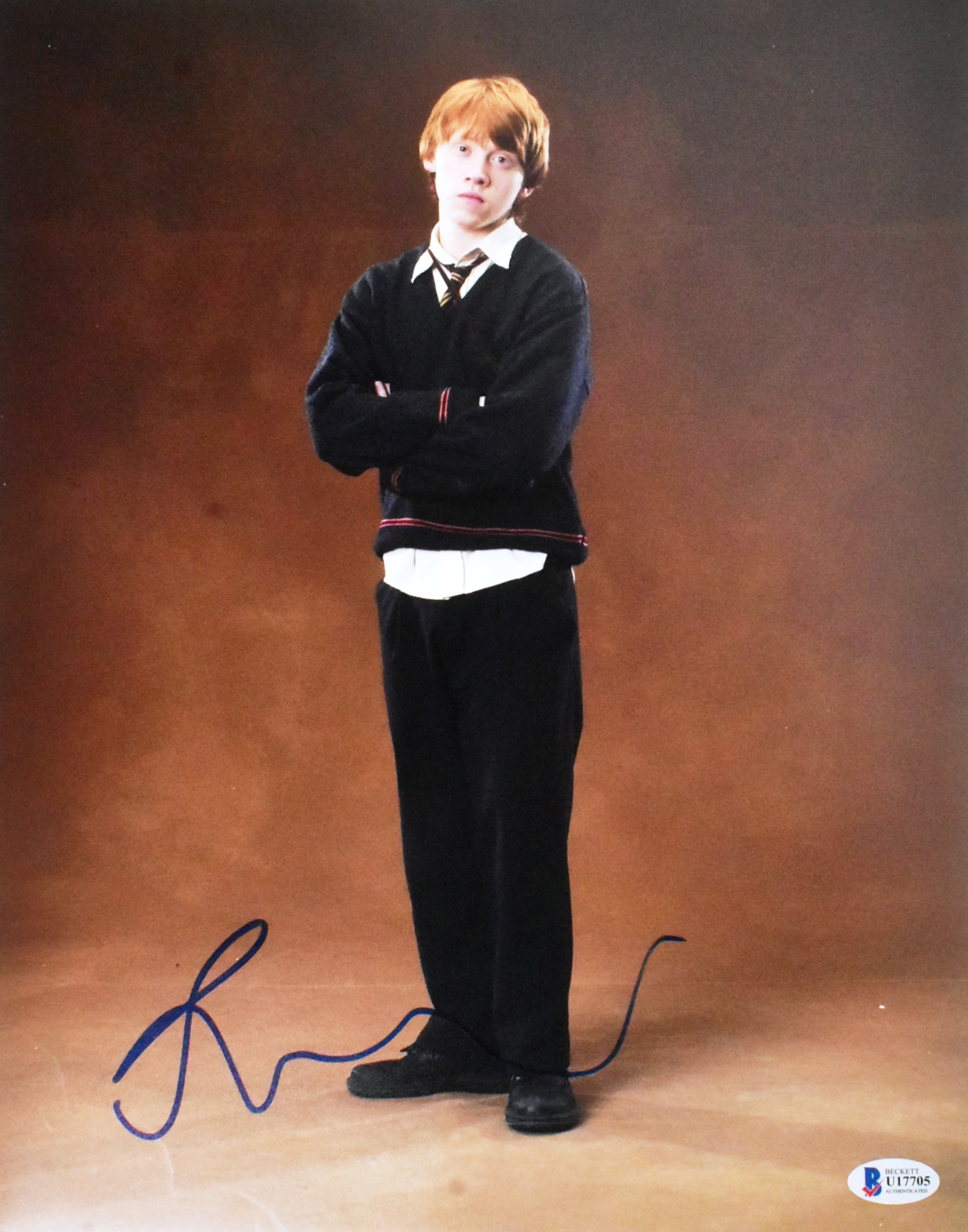 RUPERT GRINT - HARRY POTTER - 11X14" SIGNED PHOTO - BECKETT