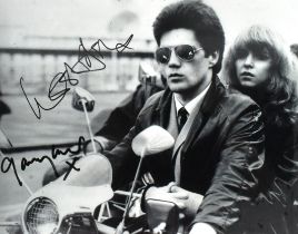 QUADROPHENIA - LESLIE ASH & GARRY COOPER - SIGNED 8X10" - AFTAL